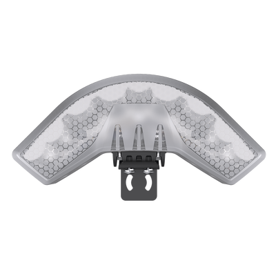 Luz Auxiliar Esquinera de 9 LED, Ambar, Lente Transparente, SAE