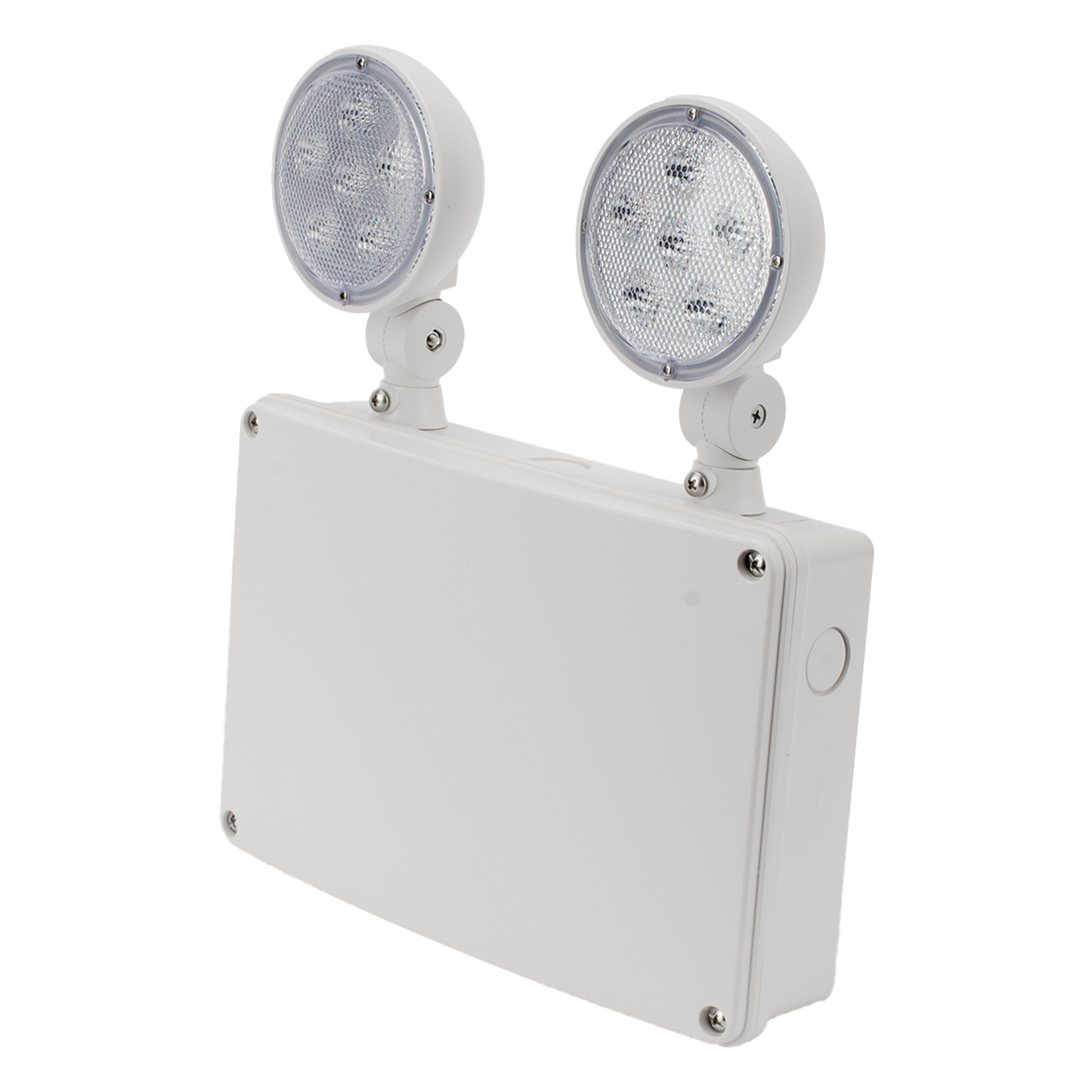 Luz de Emergencia LED / 600 lm / 3W / Montaje Universal / 120-277 VAC / Batería 6V 4.5Ah — SFIRE · SKU SFWMC
