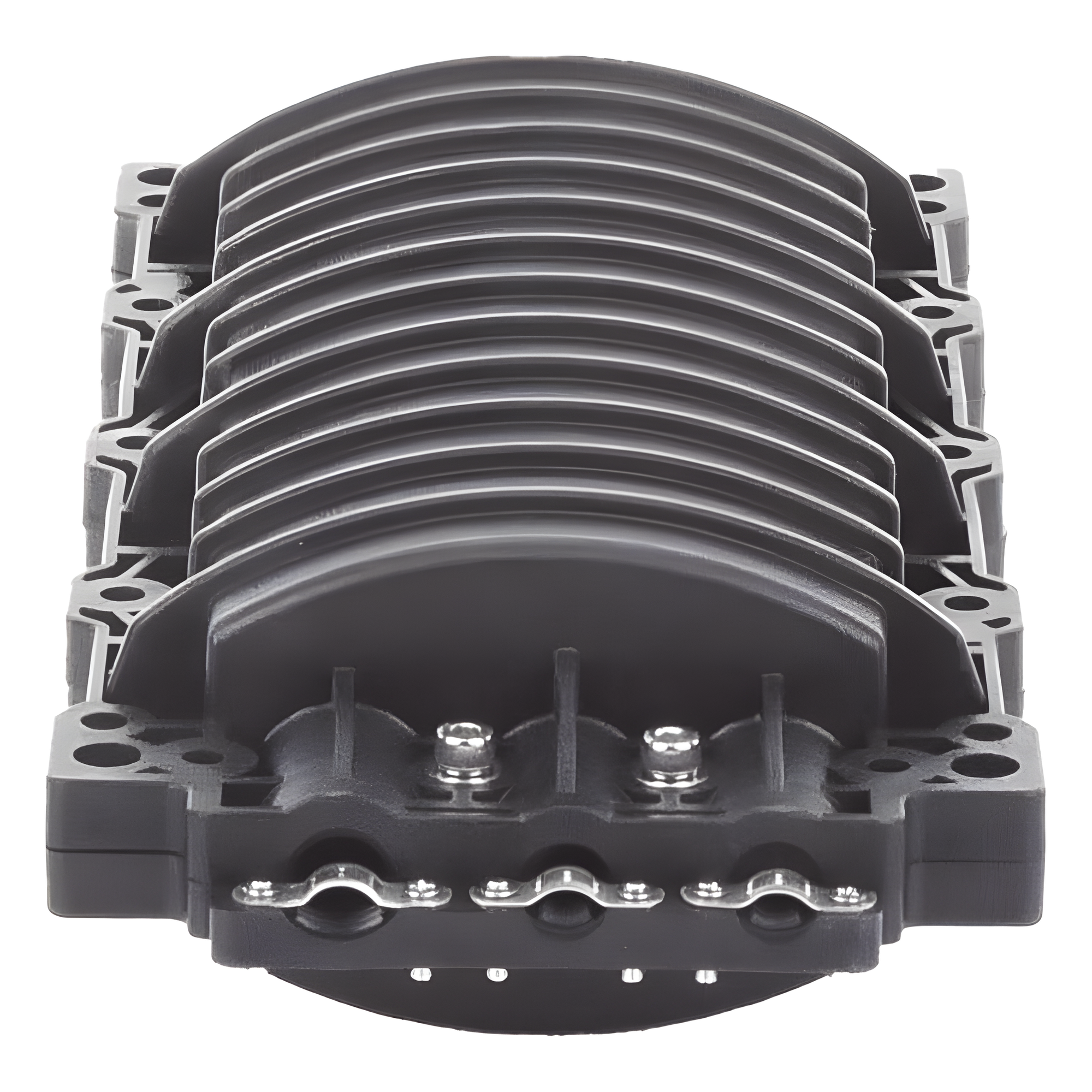 Caja de Distribución de Fibra Óptica Horizontal / 96 Empalmes / IP68 / 3 Puertos / 7-15 mm