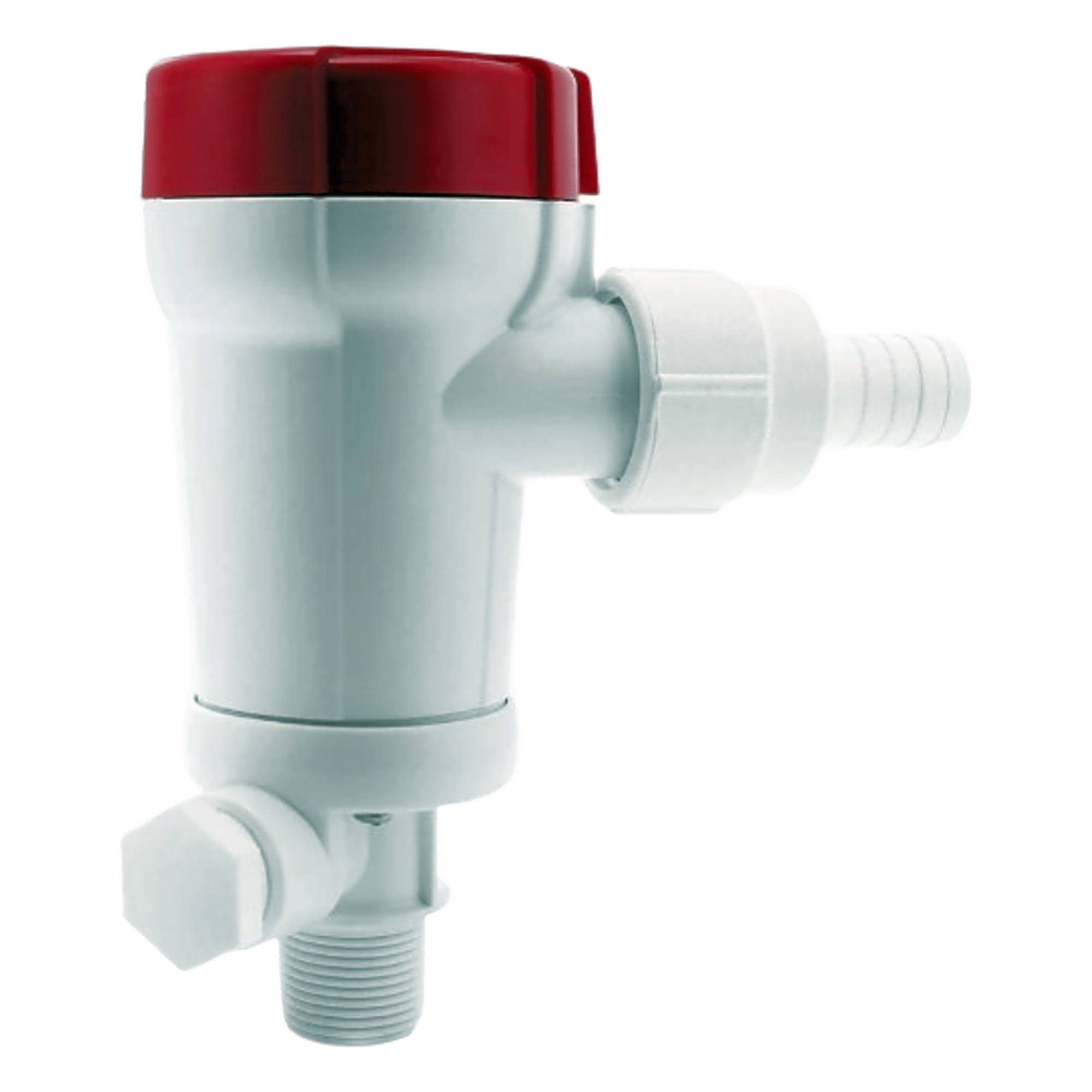 Bomba para Tanque de Cebo / 800 GPH / 12 VDC / Entrada Recta Grifo de Mar / Anti-Airelock / 3/4" NPT / Twist & Click — RULE · SKU 603FC