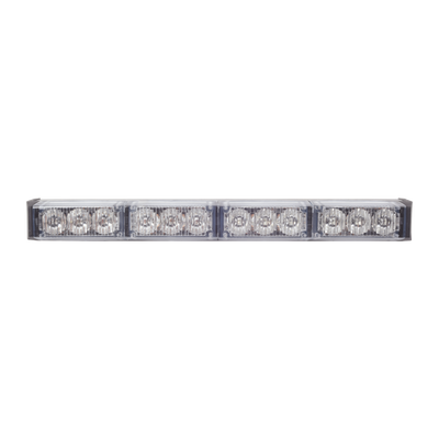 Barra de Luz de Advertencia / 4 Módulos LED / 12 LED Gen III / 11 Patrones de Destello / 10-16 VCC / 3 A Máximo / Uso Interior y Exterior