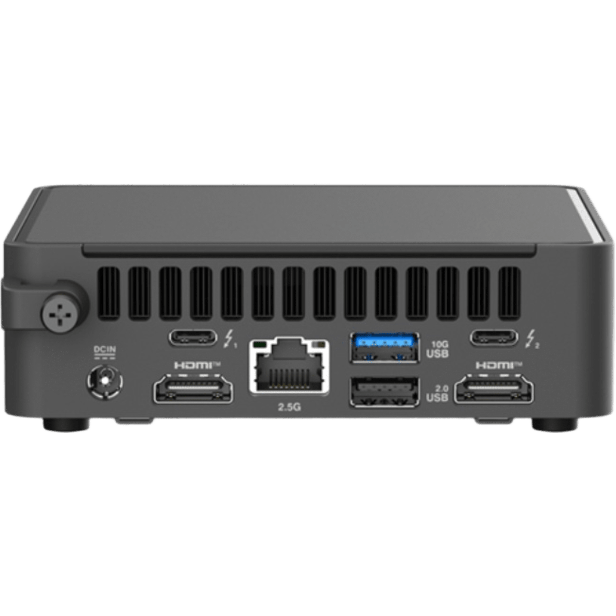 Mini PC / Intel Core 7 240H / 16 GB DDR5-5600 / Wi-Fi 7 / 2.5GbE / Thunderbolt 4 / 4x 4K / Chasis 0.48 L — ASUS · SKU BOXNUCI7ALL