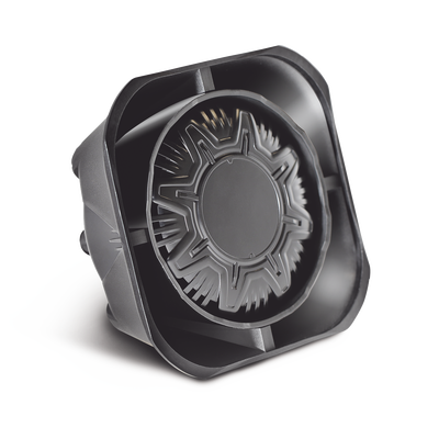 Bocina Compacta de Uso Rudo / 100 Watts / 124.5 dB a 9.8 ft / 11 Ohms / Montaje Universal / Nylon Reforzado con Fibra — SIGNALPRO · SKU SP100