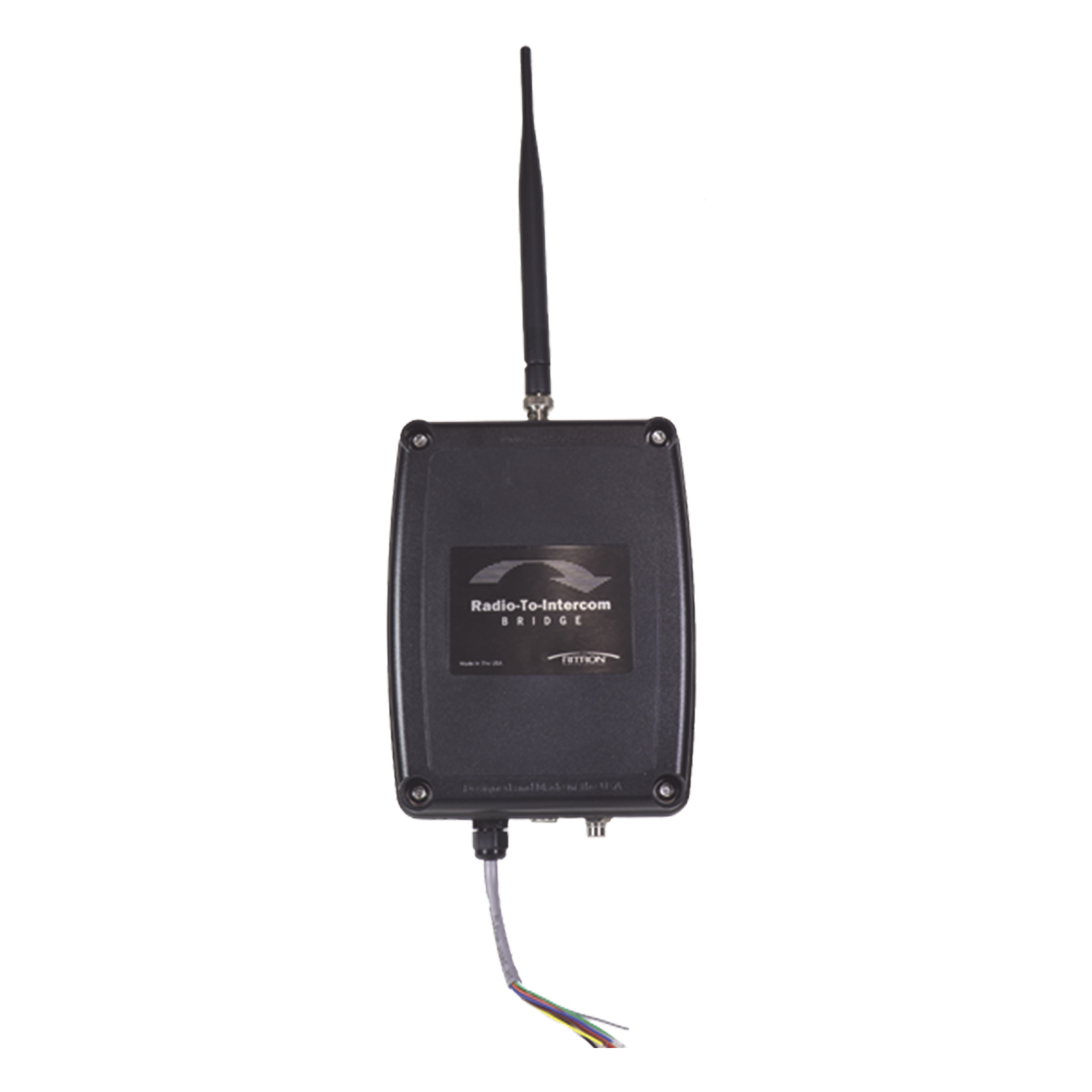 Adaptador para Sistemas de Voceo y Radio / Doble Banda VHF 150-160 MHz / UHF 450-470 MHz / Entrada Auxiliar / Grabación de Mensajes / Compatible DTMF y Selcall