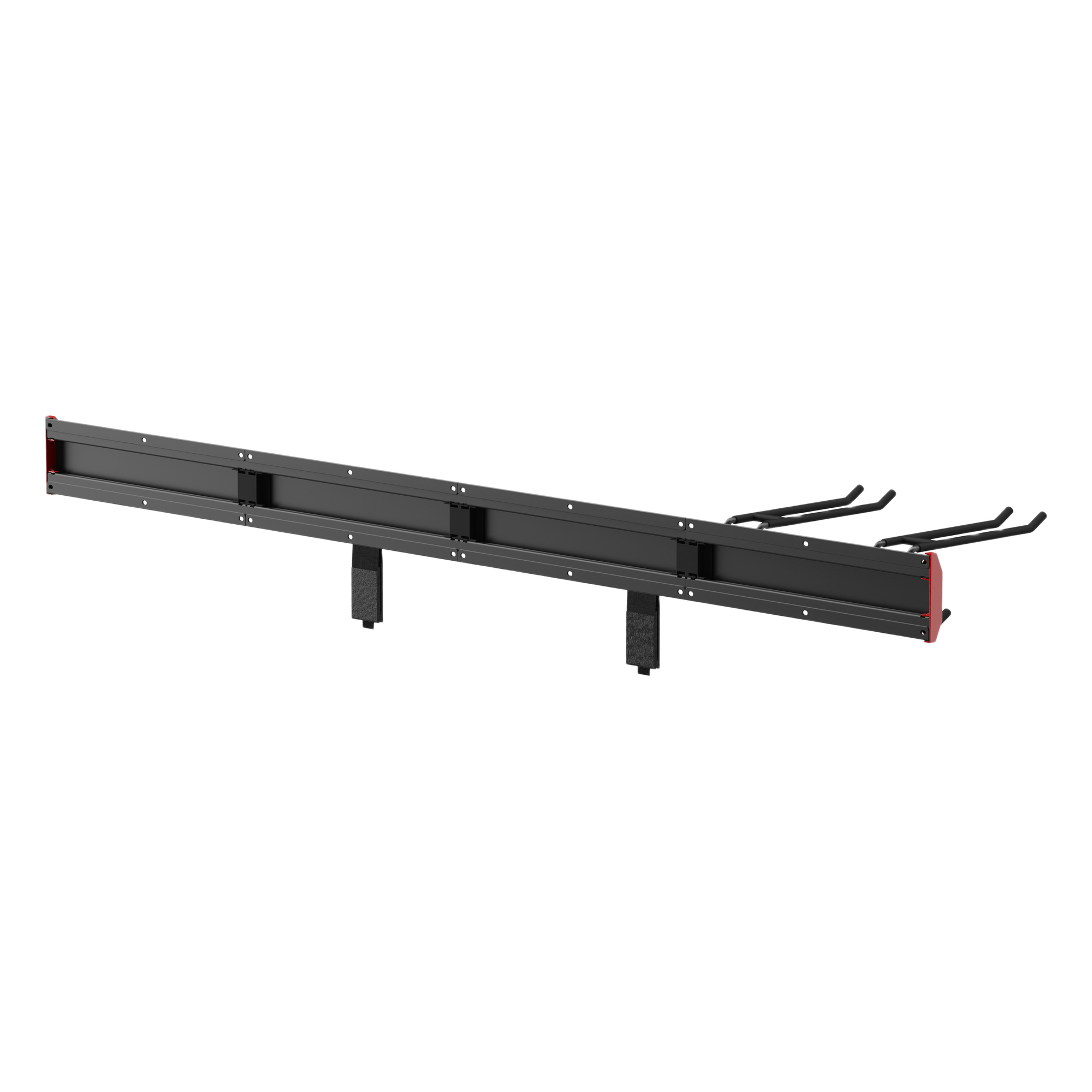 Estante de Almacenamiento de Pared / Capacidad 284 kg / Ganchos Ajustables / 4 Placas de Pared / Acero y Plástico