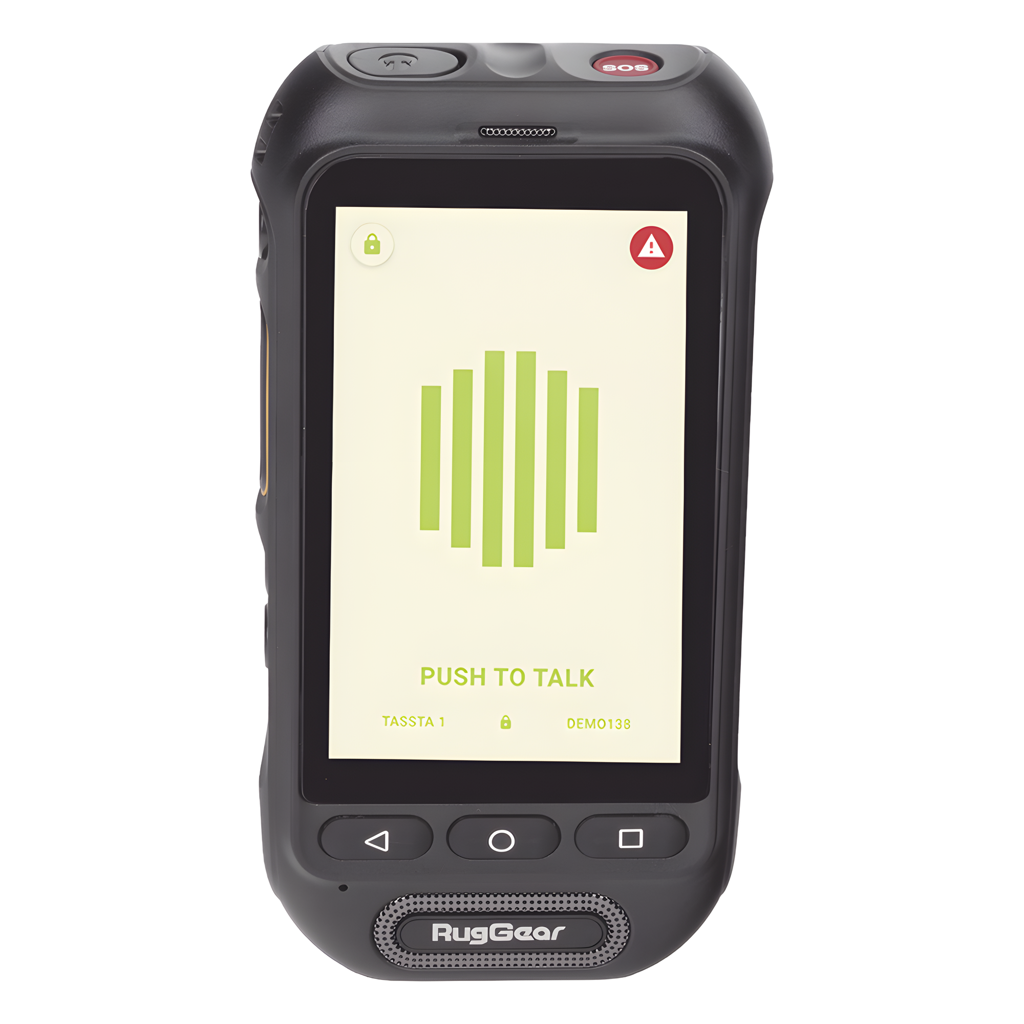 Kit de Radio PTT / Servicio Avanzado 12 Meses / GPS y Mapa / Altavoz 105 dB / Batería 3000 mAh — TASSTA · SKU RG360-TSMART