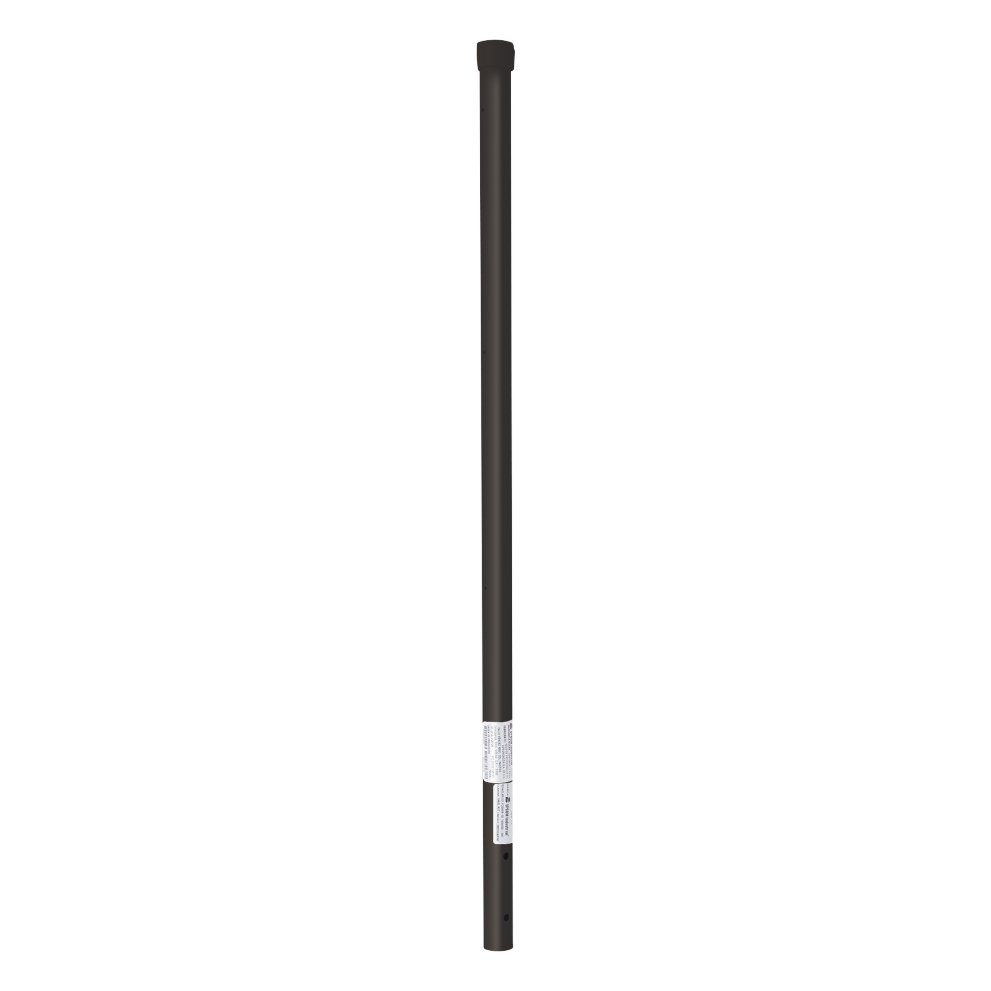 Poste de Esquina para Cerca Electrificada / Acero Galvanizado Cal. 18 / 1" Diámetro / 0.8 m (2.6 ft) Alto / 3 Aisladores / Pintura Electrostática Negra — EPCOM INDUSTRIAL · SKU SYS-POST-ESQ-3B
