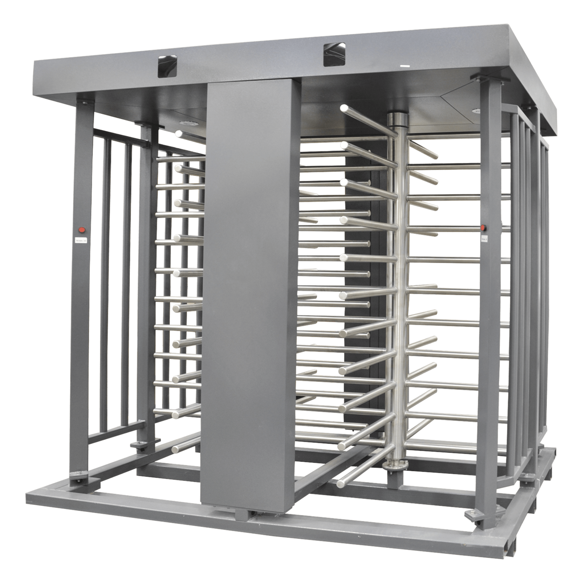 Torniquete de Cuerpo Completo / Doble / 30 Personas/min / Interior/Exterior / Acero Inoxidable 304 / Techo Integrado / -20 a 50°C / 110 VCA — ACCESSPRO · SKU XT-200-CS