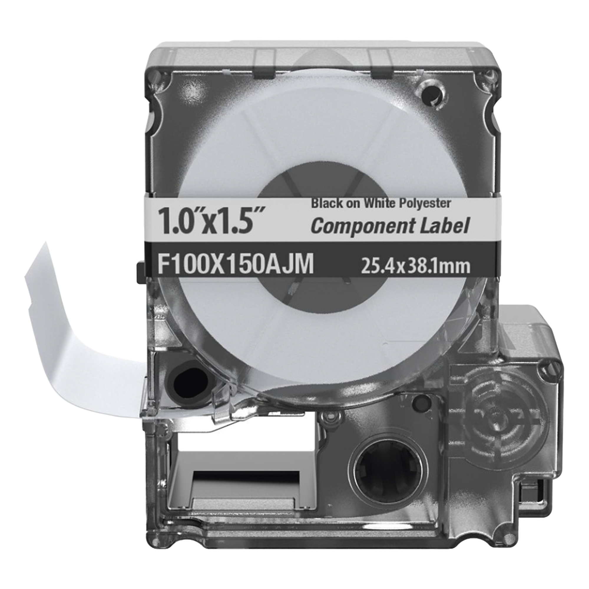 Casete de Etiquetas Bandera / Poliéster / 25.4 mm x 38.1 mm (1 x 1.5 pulgadas) / 150 Unidades / Cables 3.1-5.1 mm (0.12-0.2 pulgadas) — PANDUIT · SKU F100X150AJM