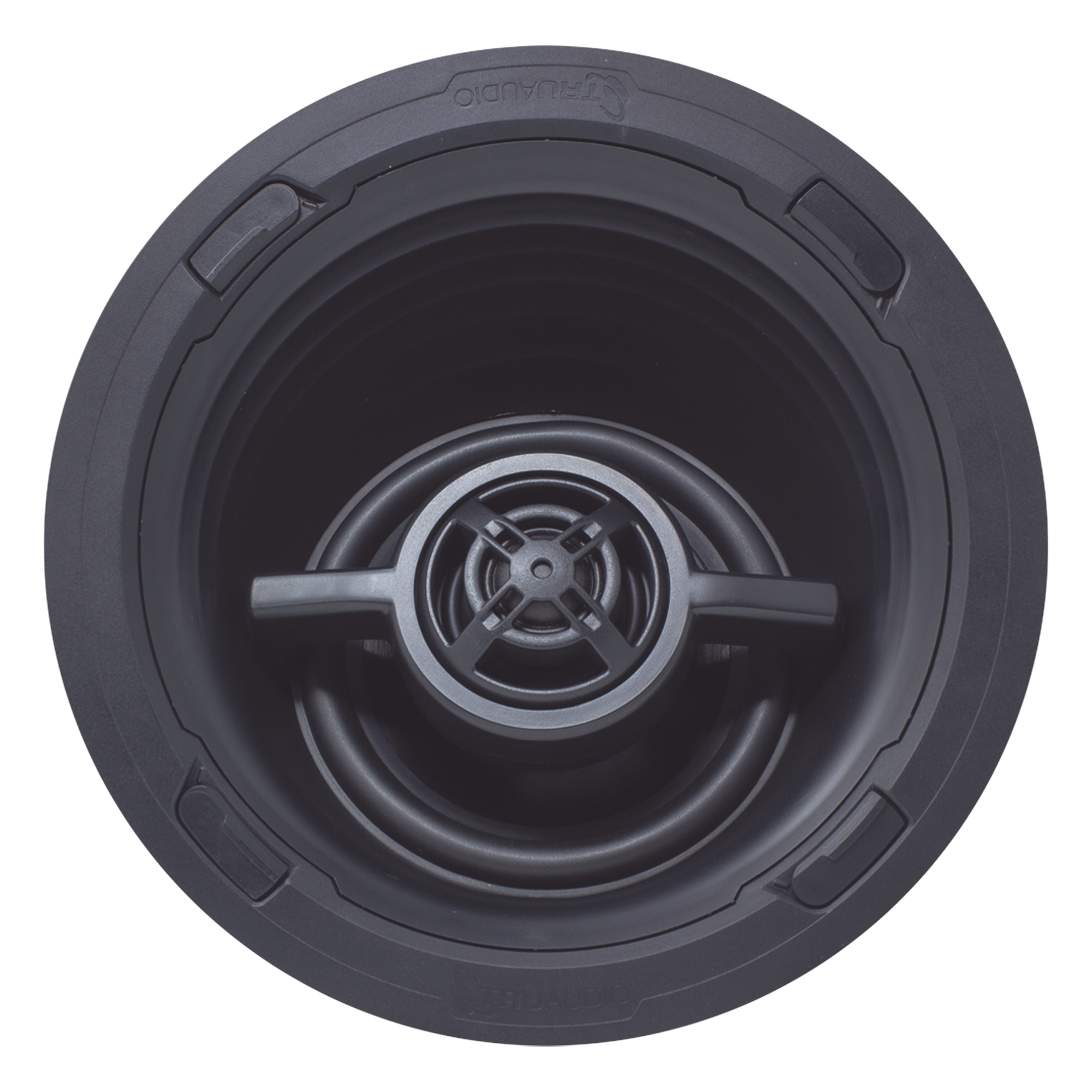 Altavoz LCR para Techo / 3 Vías / Woofer 7in / Tweeter 1in Pivotante / 150W / 8Ω / Instalación Sin Herramientas — TRUAUDIO · SKU REV72