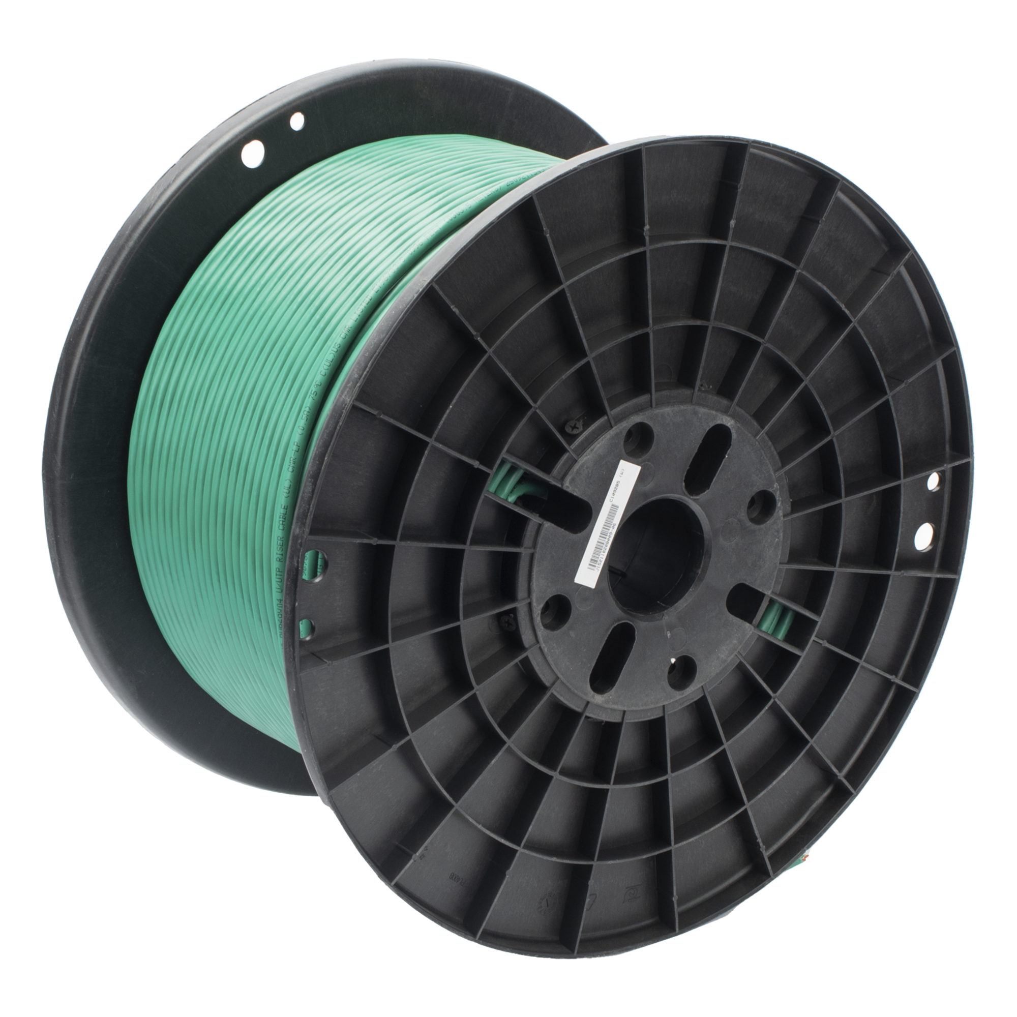Bobina de Cable UTP / Cat6A / 23 AWG / CMR Riser / Verde / 305m (1000ft) — PANDUIT · SKU PUR6AHD04GR-G