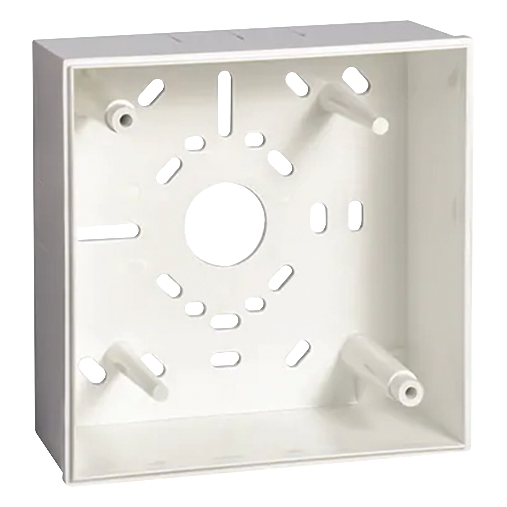 Caja de Montaje para Módulos / 108 x 108 x 38 mm / Color Blanco / Compatible W-MMF y W-CRF — SYSTEM SENSOR · SKU SMB500-WH