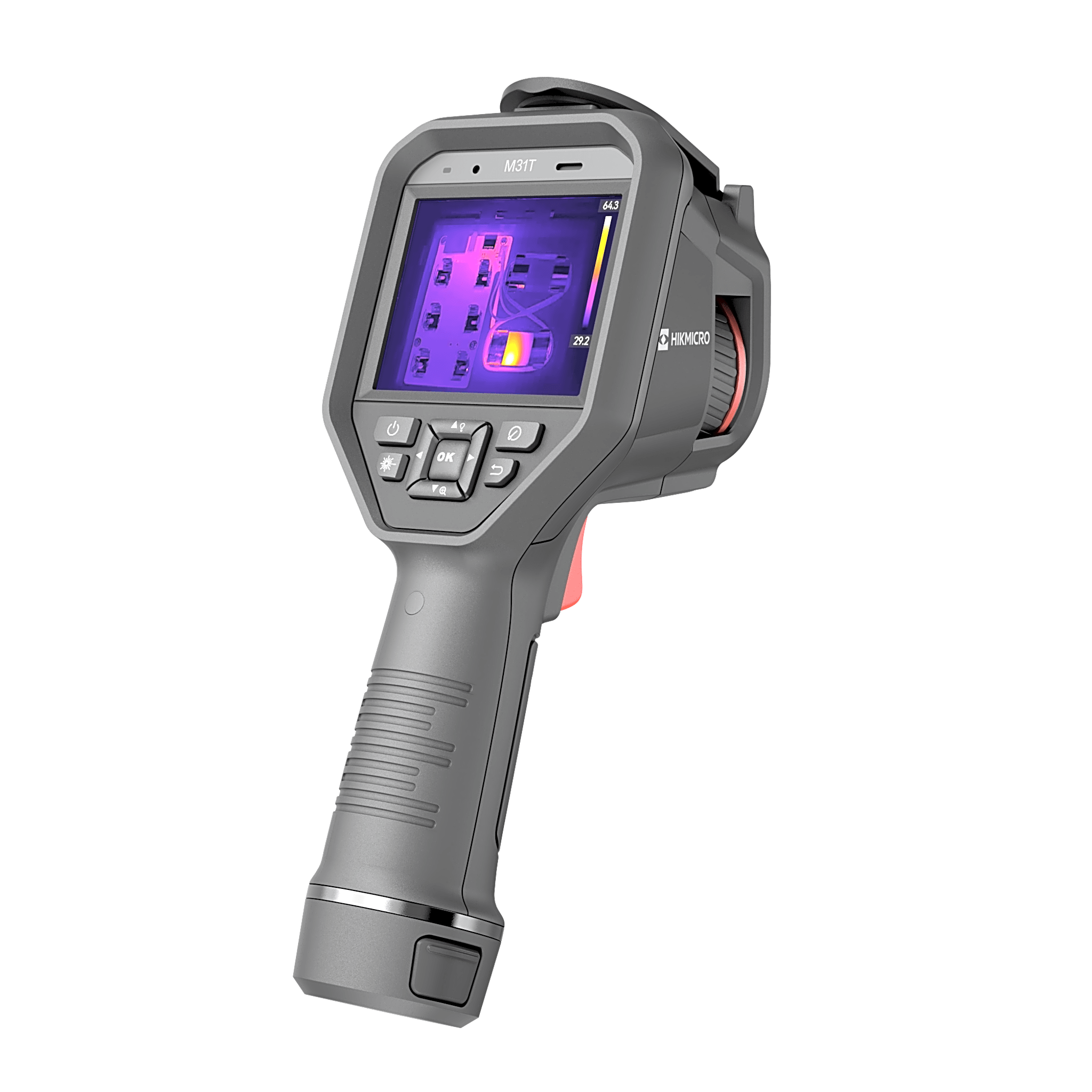 M31T - Cámara Termográfica Portátil Dual / Super IR 768 x 576 / Lente Óptico (8 Megapixel) / WiFi / IP54 / Ranura MicroSD hasta 64 Gb  / Hasta 4 Horas de Funcionamiento Continuo