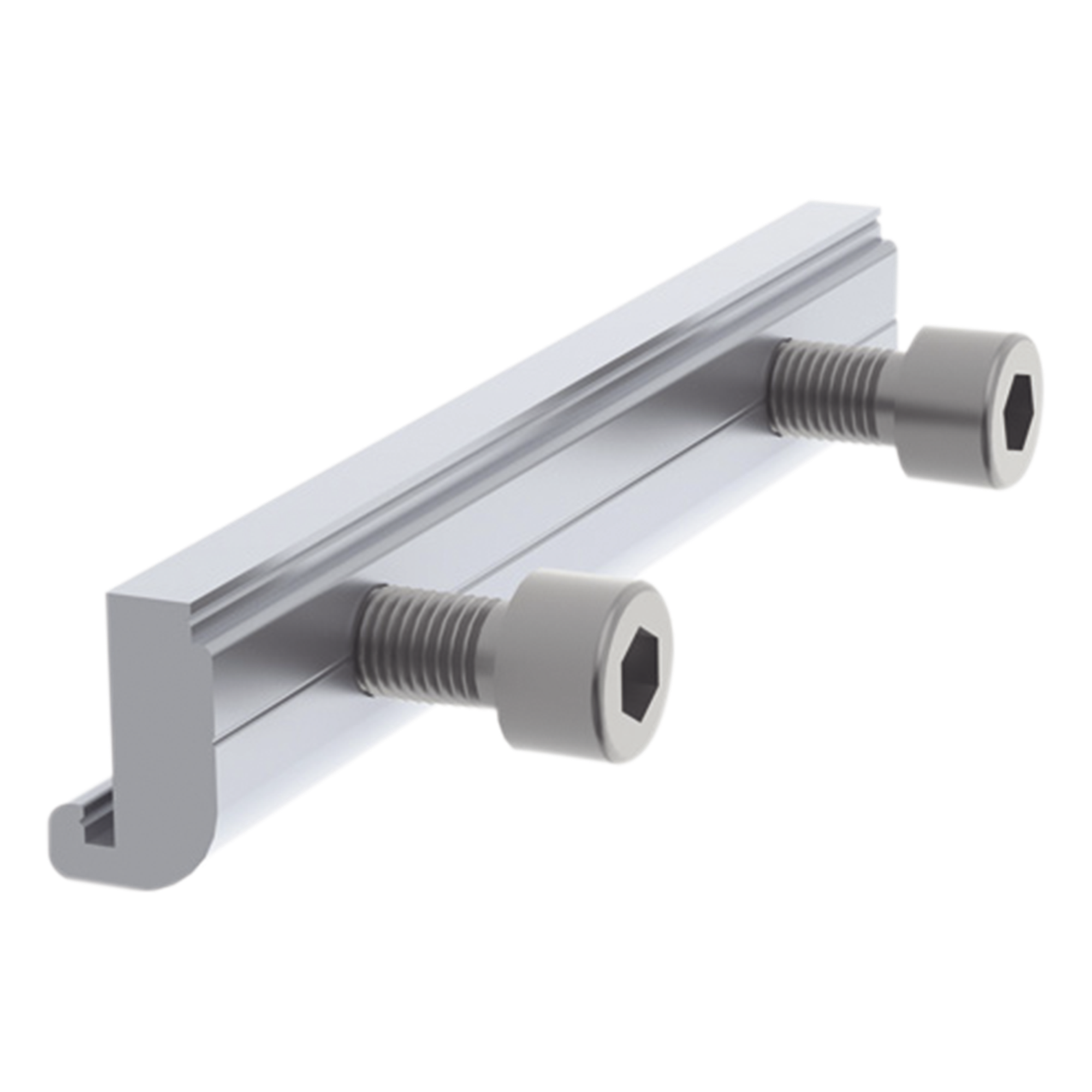 Conector de empalme / Aluminio anodizado anticorrosivo / Riel 3 y 7 / Industrial — EPCOM POWERLINE · SKU EPL-SCG201-R