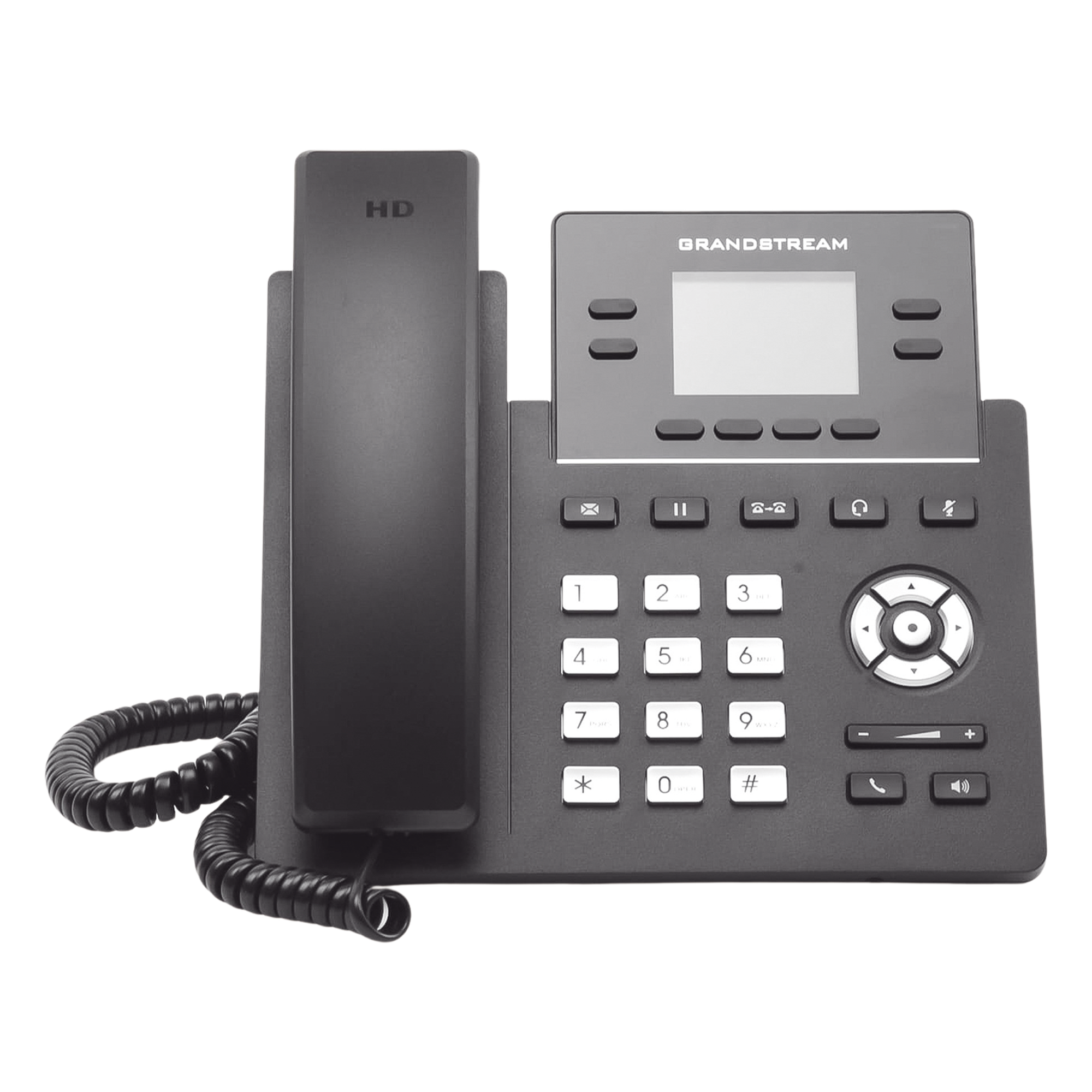 Teléfono IP / 4 Líneas SIP / Pantalla Color 2.4 Pulgadas / PoE / Wi-Fi Integrado / Gestión en la Nube — GRANDSTREAM · SKU GRP-2612P