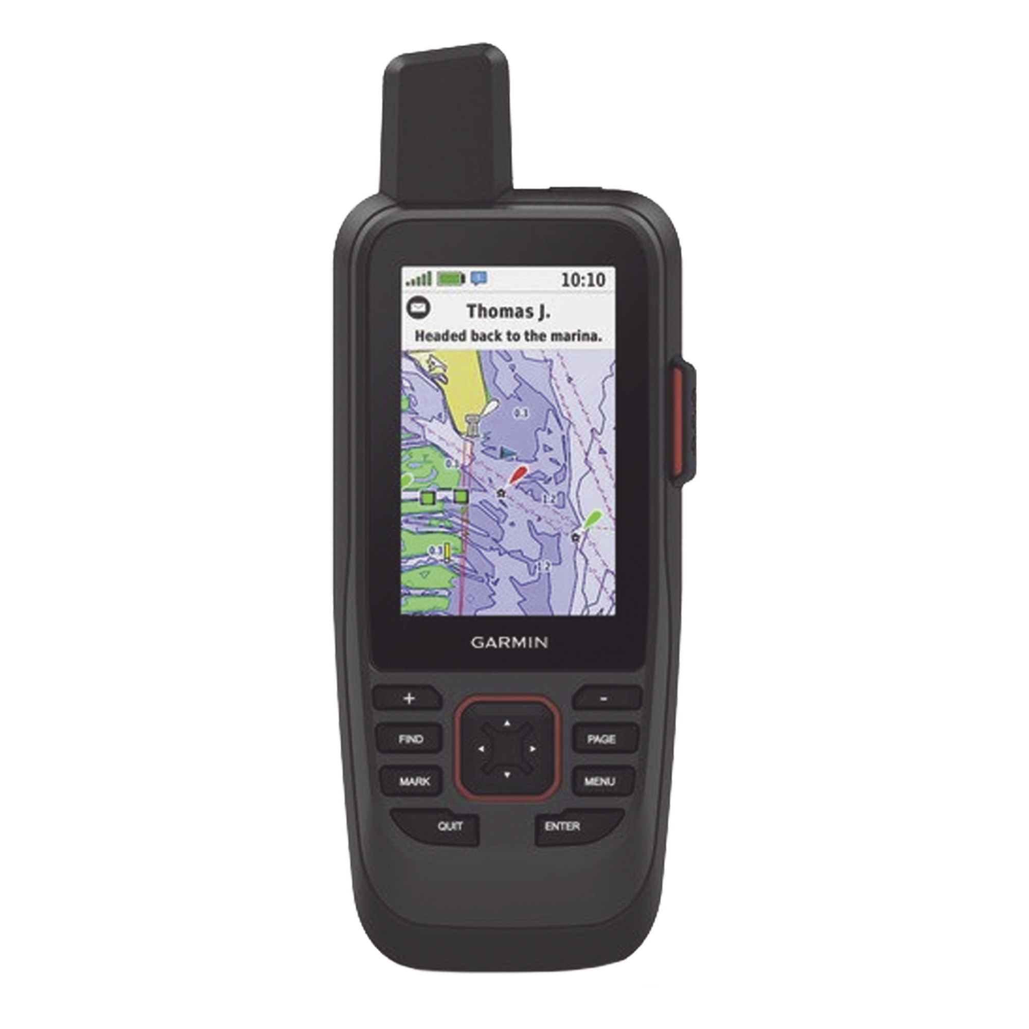 GPS Portátil / Pantalla Transflectiva 3" / Resolución 240x400 / Autonomía 35 Horas / Memoria 16 GB / Brújula de Tres Ejes / IPX7 / MIL-STD-810 — GARMIN · SKU 10-02236-02