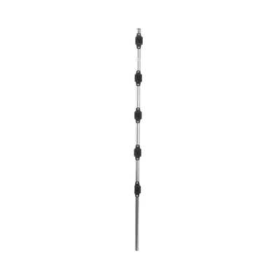 Poste de Paso para Cercas Eléctricas / Tubo de Acero Galvanizado / 5 Aisladores / Longitud 1.2 m (3.9 ft) / Diámetro 25 mm (1 in) / Peso 0.92 kg