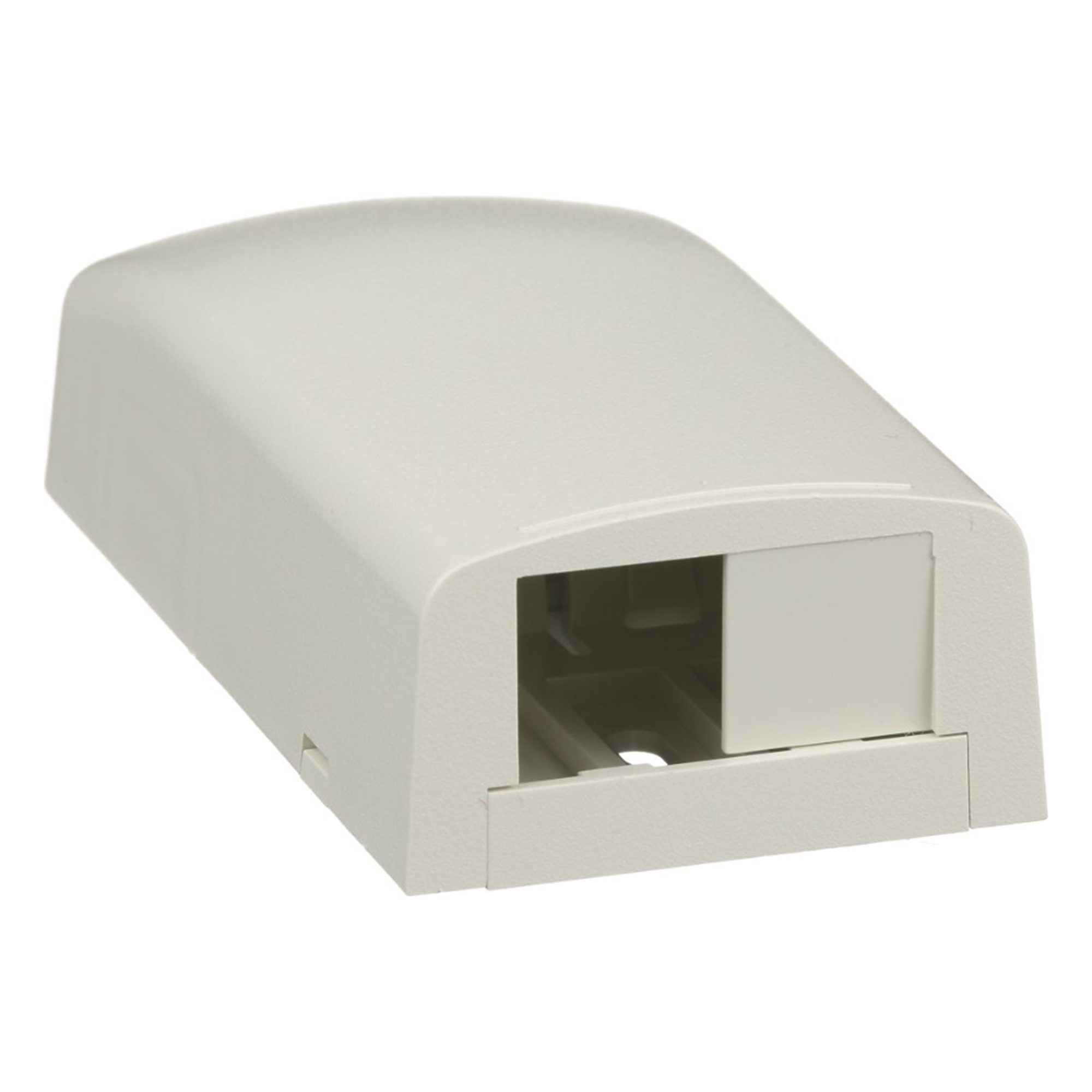 Caja de Montaje en Superficie / 2 Módulos Mini-Com / ABS / 49.5 x 27 x 92.7 mm / Blanco Mate