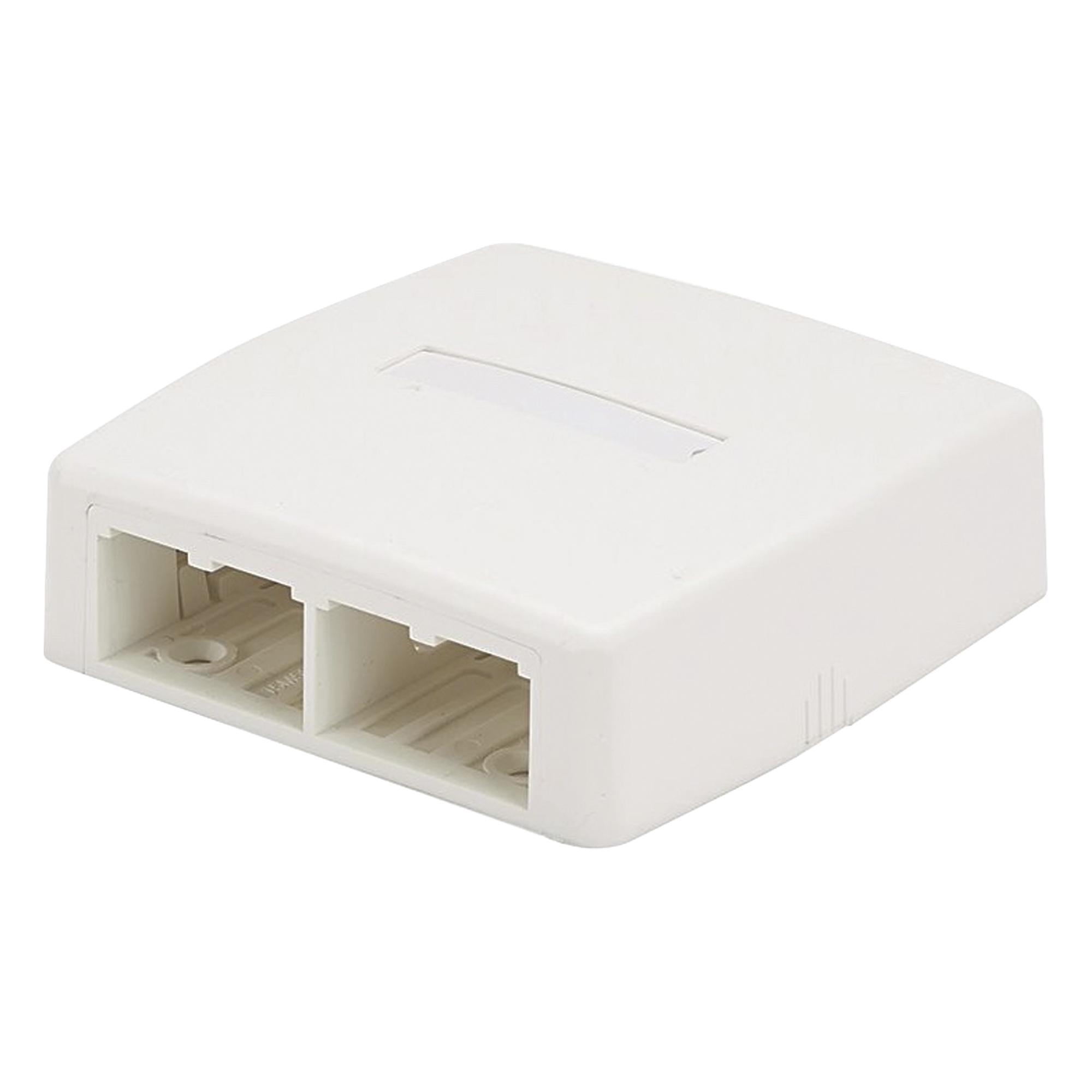 Caja de Montaje en Superficie / 4 Puertos Mini-Com / ABS / Blanco Mate / 3.75 x 1.18 x 3.70 pulg — PANDUIT · SKU CBXQ4IW-A