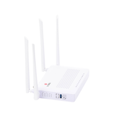ONU Dual GPON/EPON con Wi-Fi AC de doble banda, 1 puerto SC/APC + 2 puertos LAN Gigabit + 1 puerto FXS + 1 Puerto CATV
