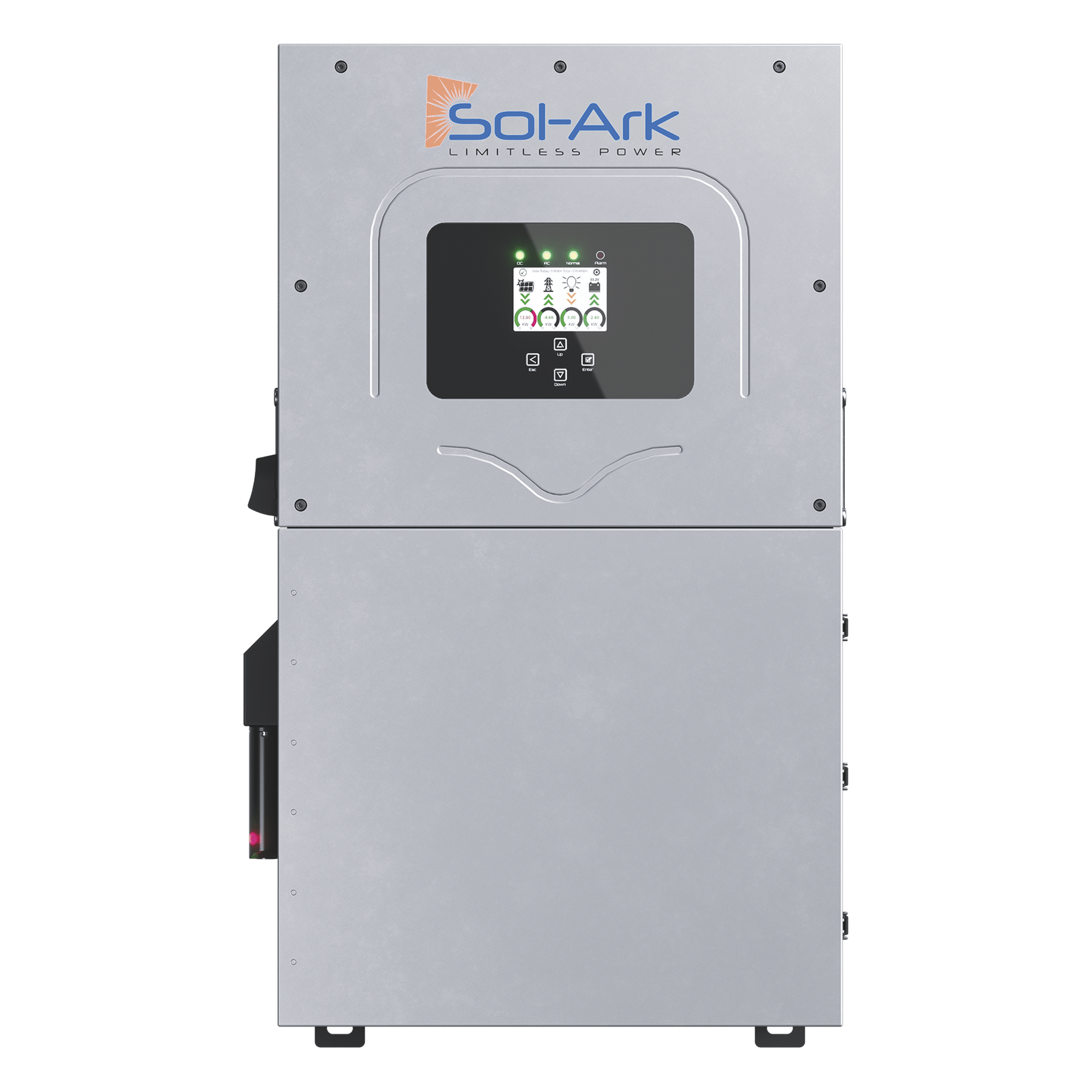 Inversor Híbrido / 15 kW / 220 Vcc / Fase Dividida / 19.5 kWp FV / 3 MPPT / IP65 / 48 Vcc Baterías