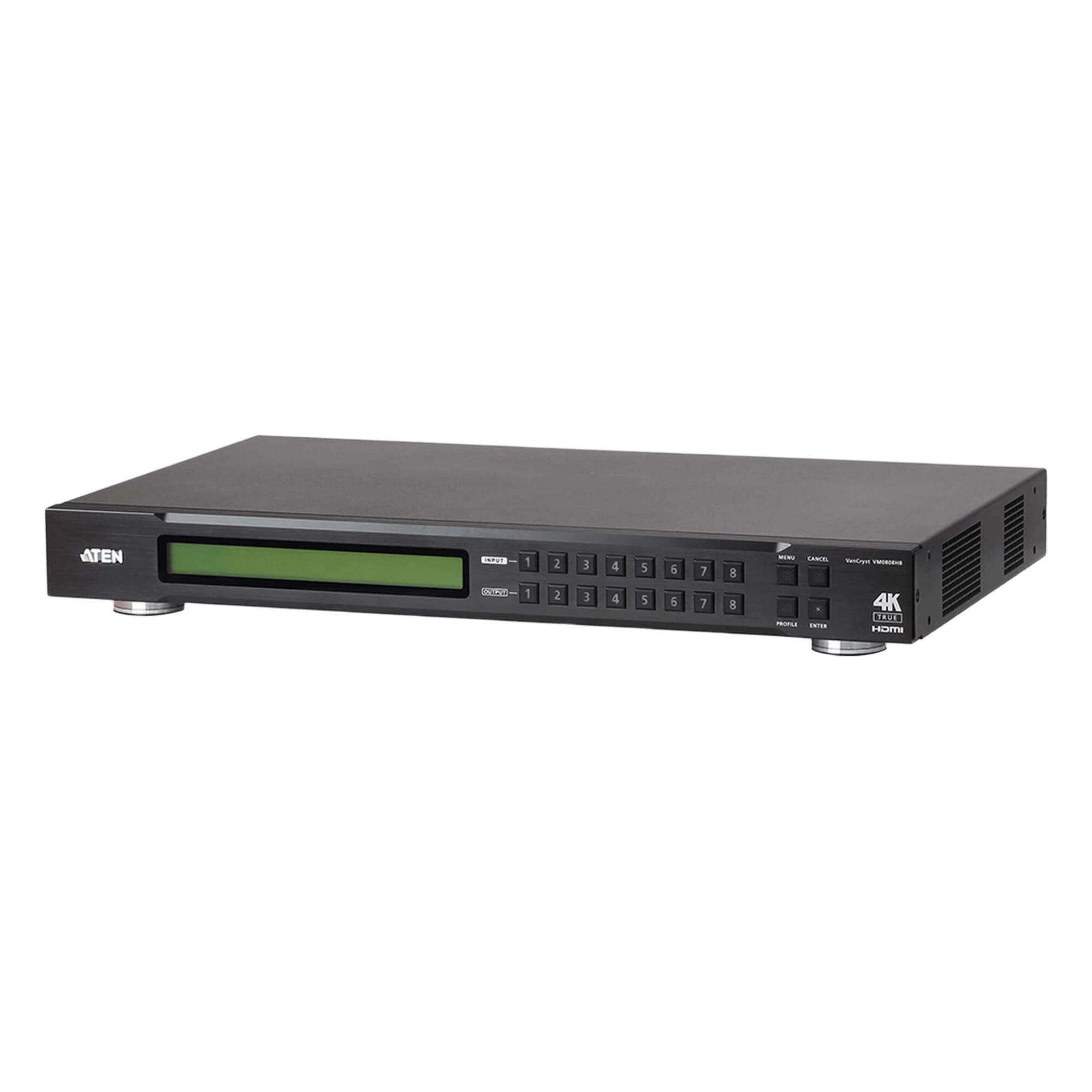Conmutador de Matrix / HDMI 8x8 / True 4K 60Hz 4:4:4 / 18 Gbps / HDCP 2.2 / Control IP-RS-232-IR / 26.25 ft — ATEN · SKU VM0808HB