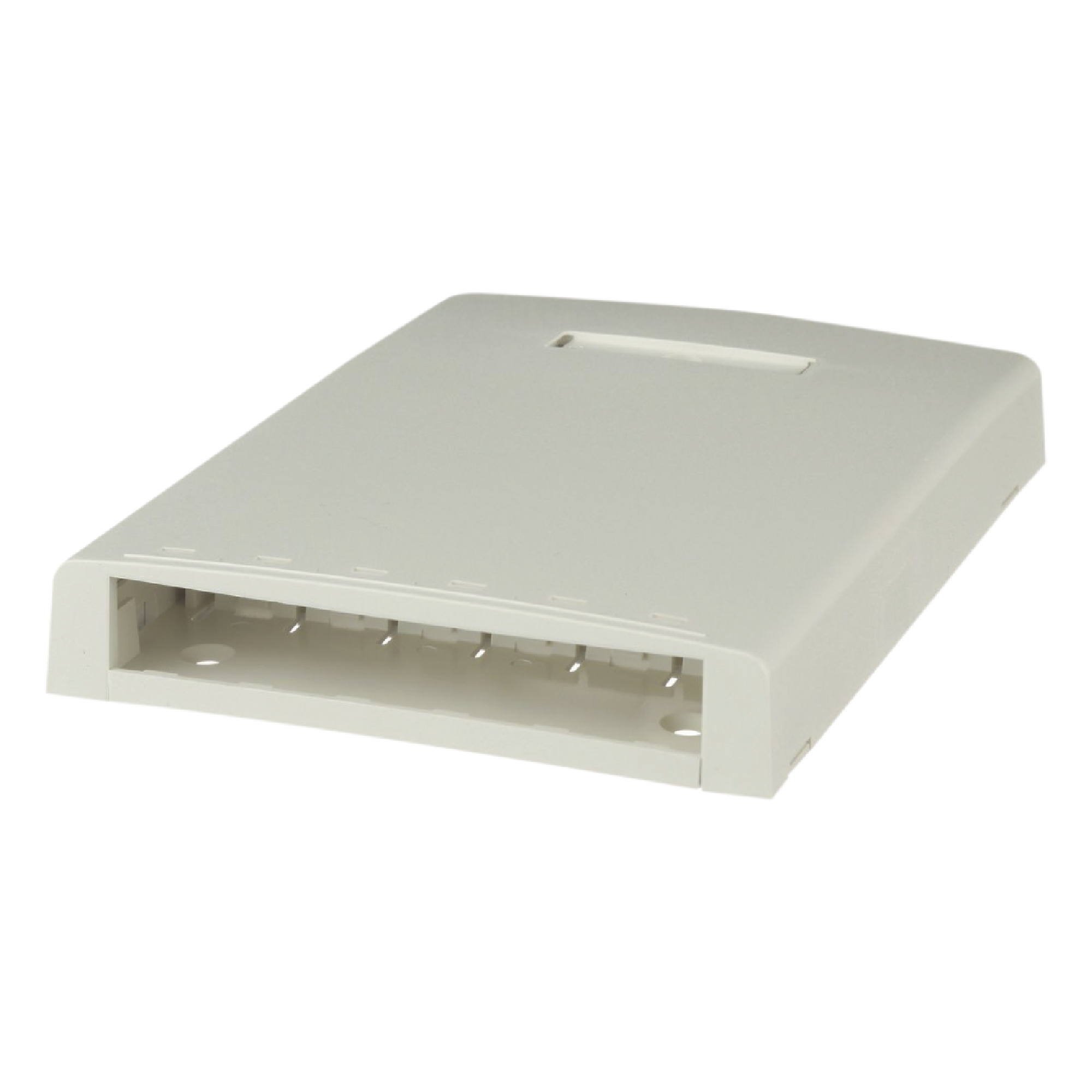 Caja de Montaje en Superficie / 6 Puertos Mini-Com / 24 m / 78.7 ft de Fibra con Búfer / Blanco Mate — PANDUIT · SKU CBXF6IW-AY