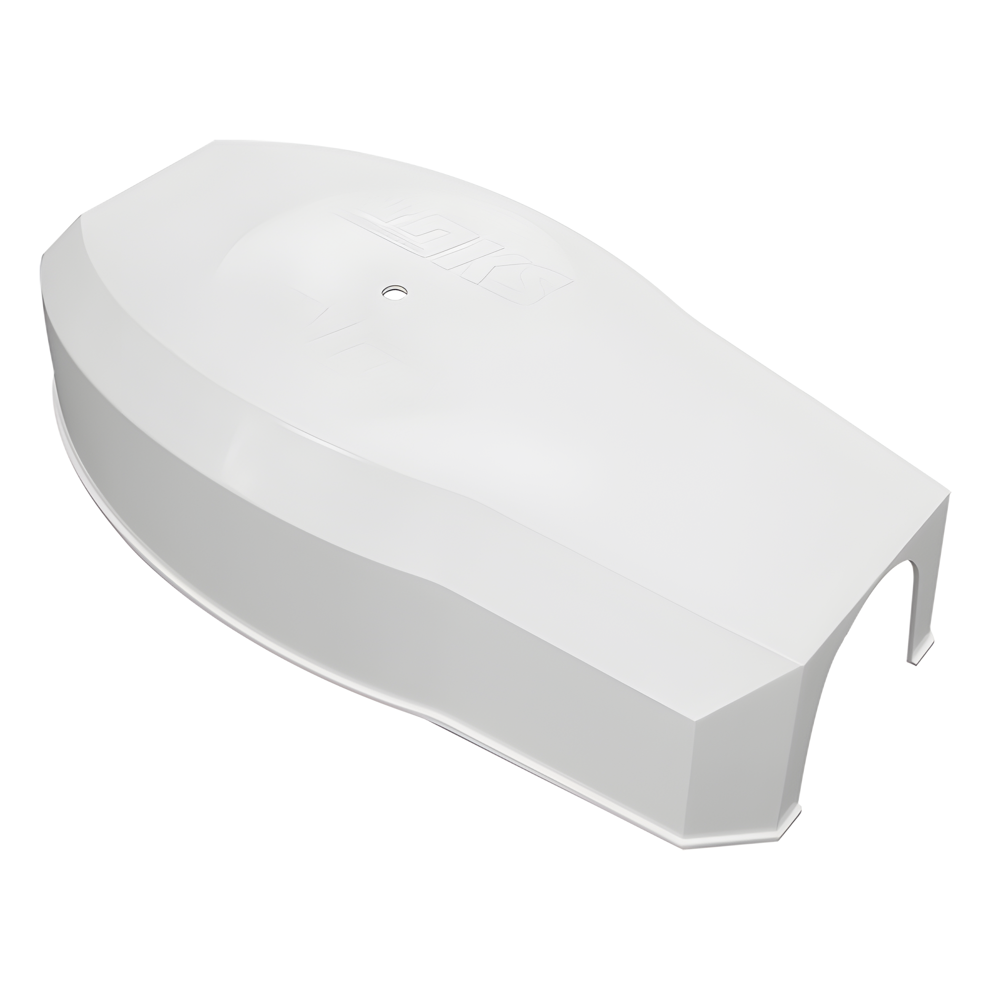 Tapa Protectora / Enganche de Mástil / Compatible Modelos 1601 y 1603 / Plástico Resistente / Uso Exterior / Color Blanco — DKS DOORKING · SKU 1601-281