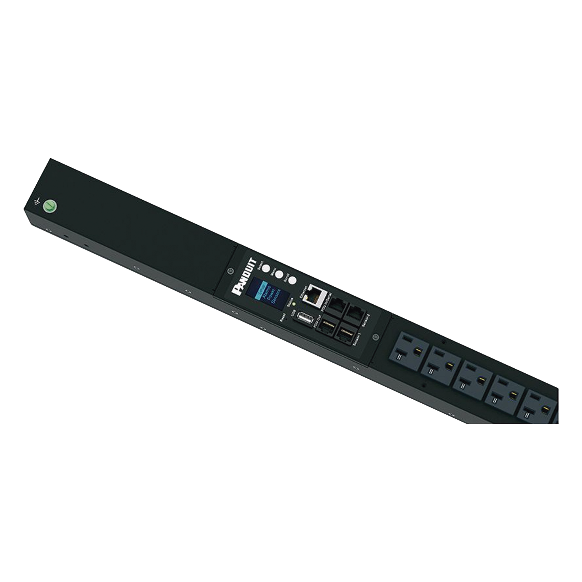 PDU Monitoreable / 16 Salidas NEMA 5-20R / Entrada NEMA 5-15P / 120 Vca / 15 A / 1.4 kVA / Instalación Vertical