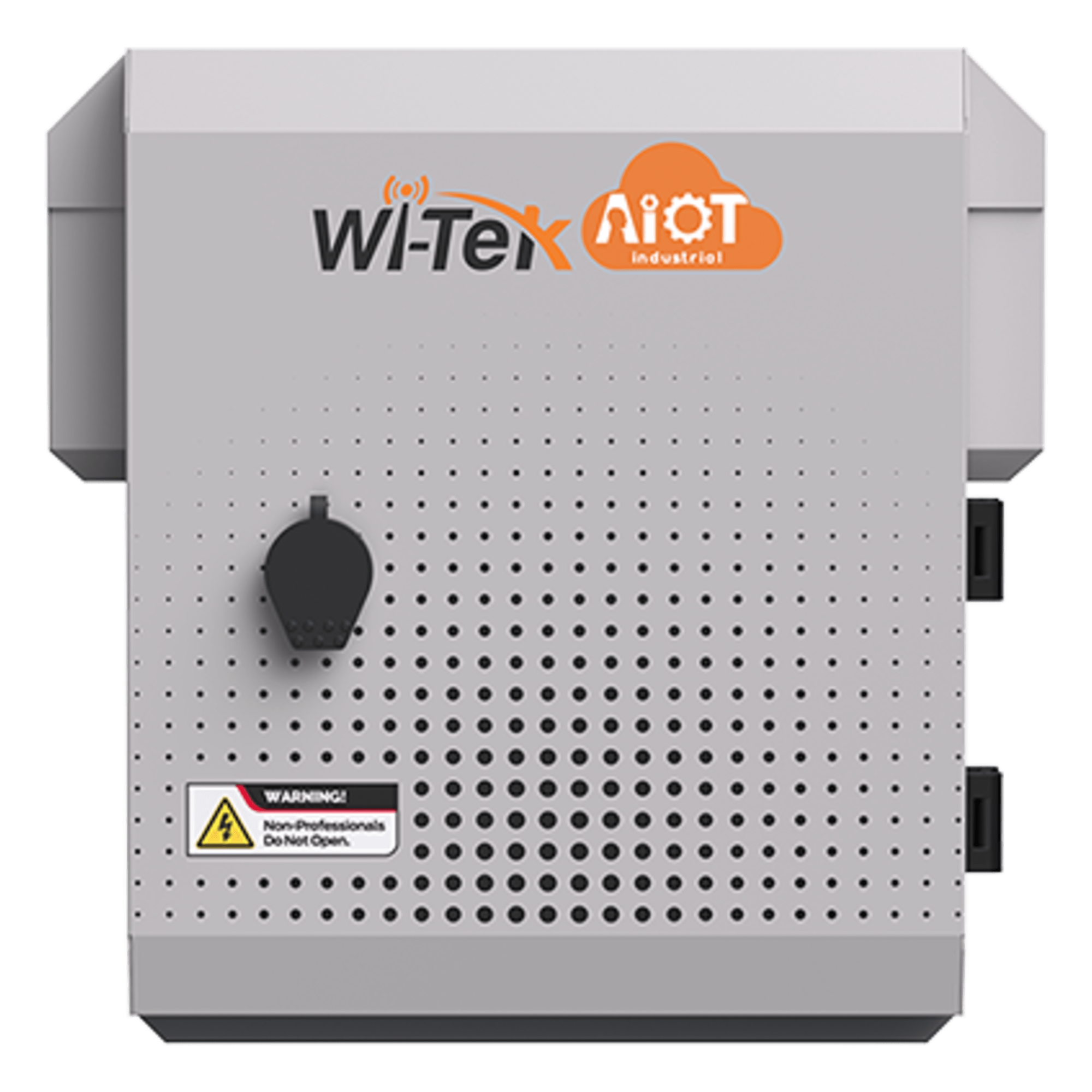 Gabinete de Protección IP55 / Acero SPCC / 250 x 250 x 180 mm / Rieles DIN / 4 Placas Laterales / Montaje Exterior — WI-TEK · SKU WI-IOTBOXMINIV1