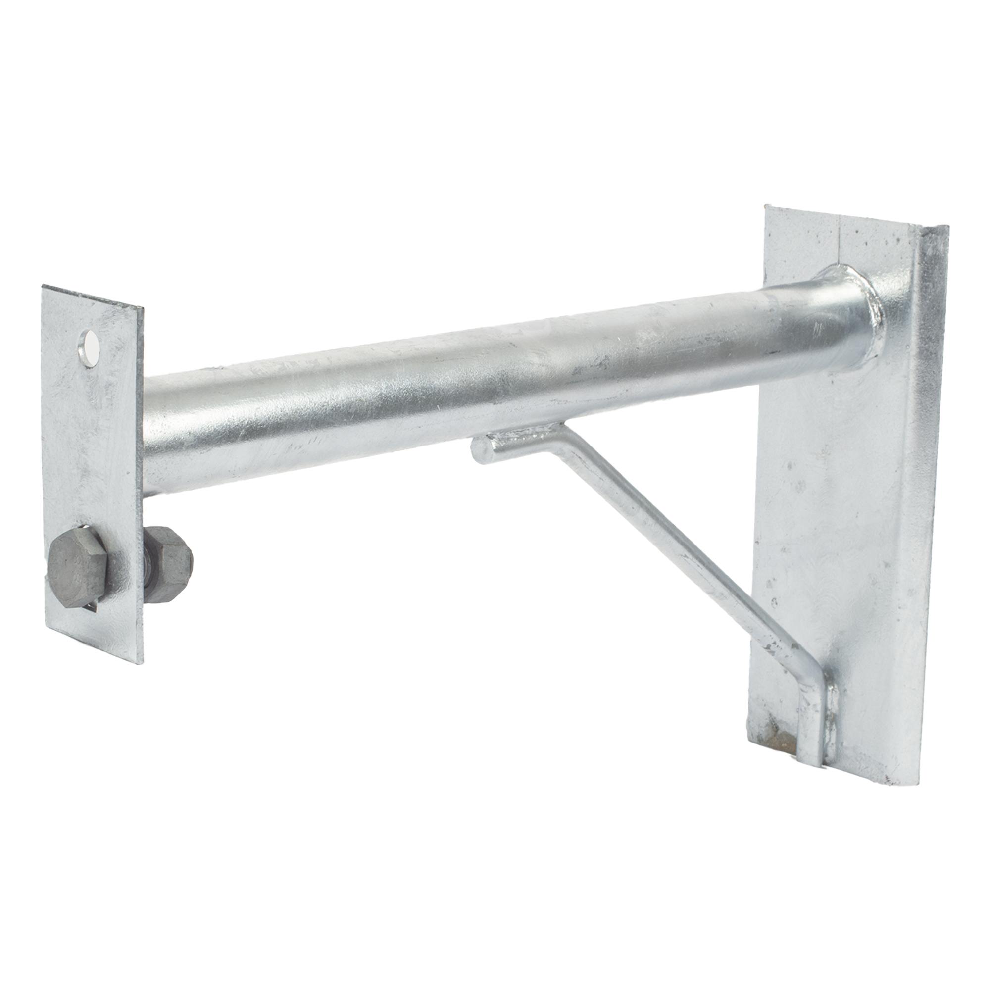 Brazo de Extensión para Fibra Óptica / 40 cm (15.7 in) / Acero Galvanizado en Caliente / 2 kg / Compatible con Herrajes Tipo J / ADSS y Mini-ADSS