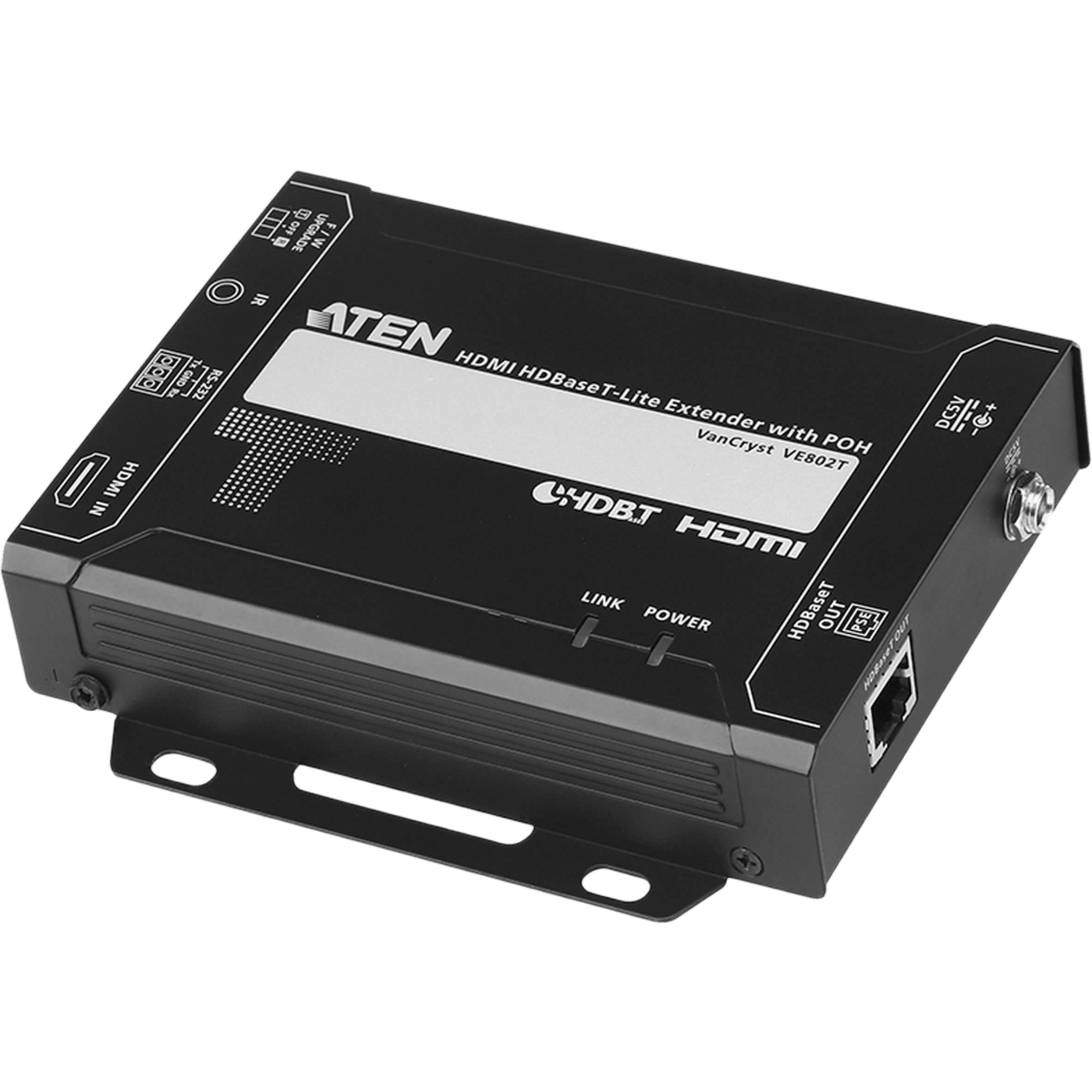 Transmisor HDBaseT-Lite HDMI |  PoH | 4K a 35 m (Cat 5e/6) / 40 m (Cat 6a/ATEN 2L-2910 Cat6) 1080p a 60 m (Cat 5e/6) / 70 m (Cat 6a/ATEN 2L-2910 Cat6) | HDBaseT Clase B | PoH PSE