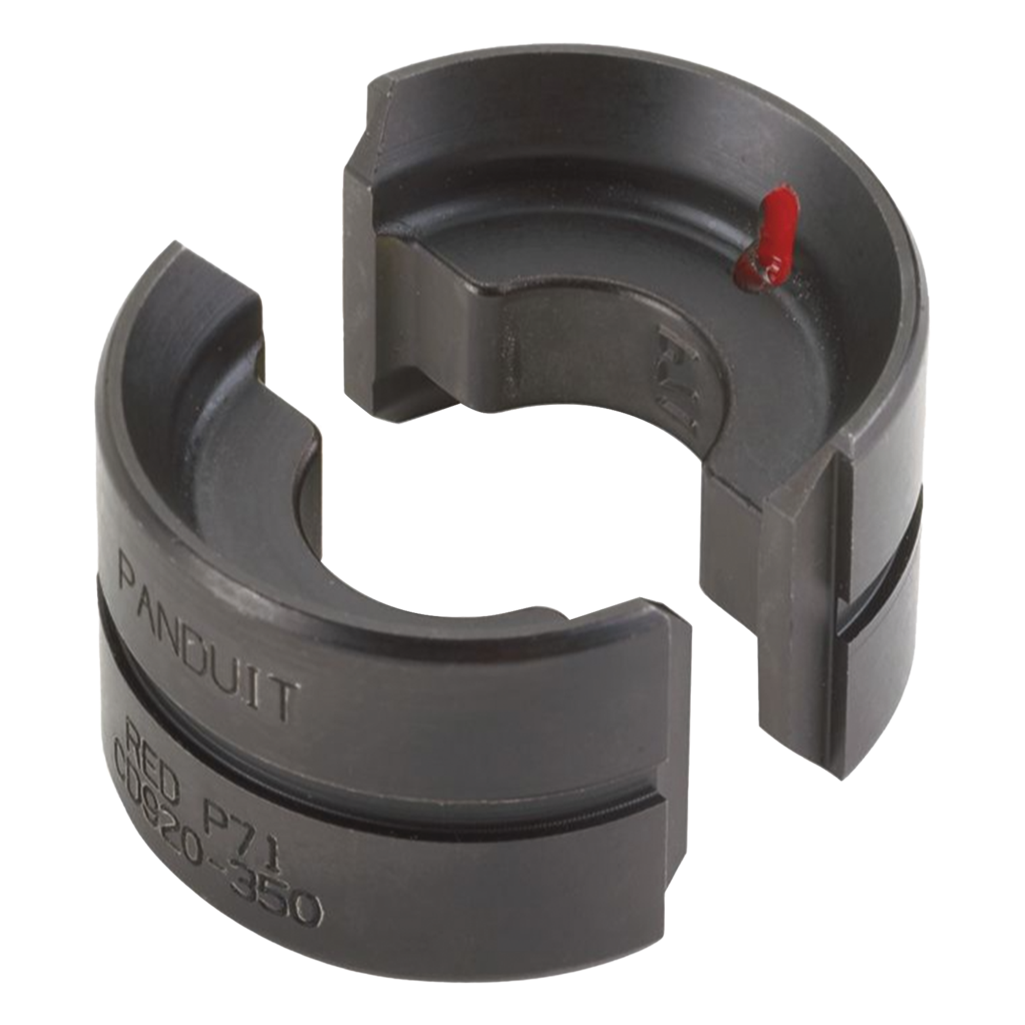 Dado de Prensado / Calibre 1/0 AWG Cobre / 2 AWG Aluminio / Crimpado Circunferencial / Codificación Rosa — PANDUIT · SKU CD-920-1/0