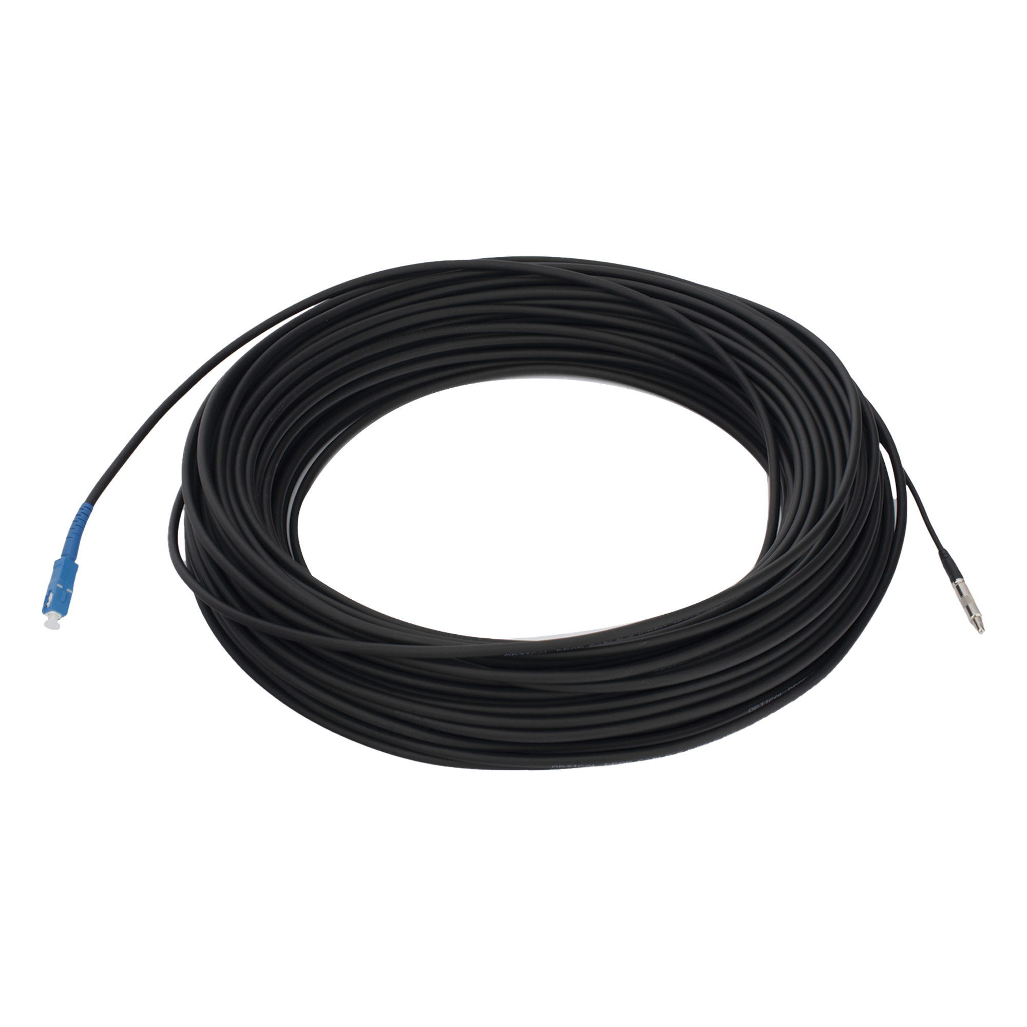 Fibra Óptica Drop / G.657A2 / Monomodo Simplex / 50 m (164 pies) / SC/UPC-SC/UPC / LS0H / Auto-soportado — LINKEDPRO BY EPCOM · SKU LP-50-SCU