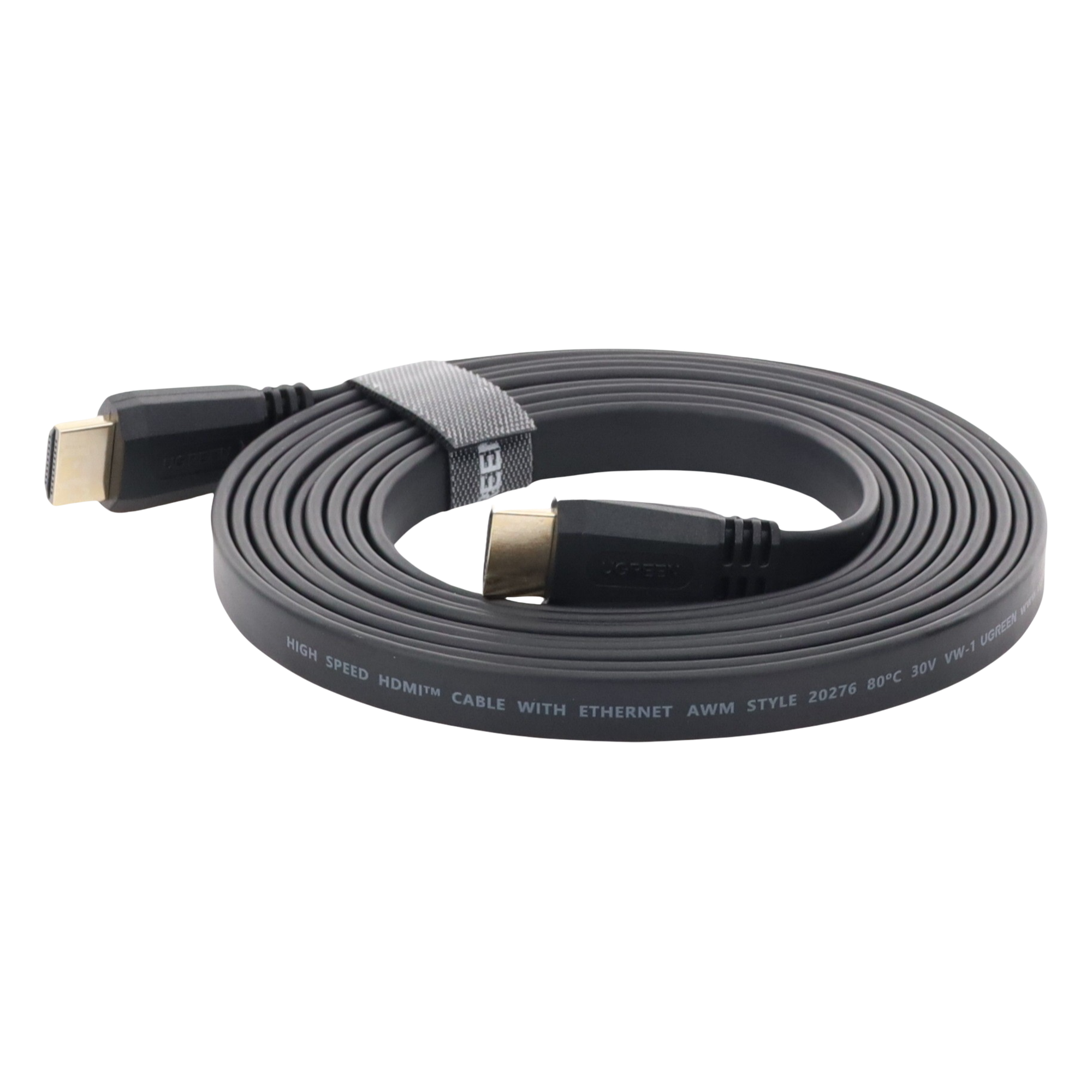 Cable HDMI 2.0 Plano / 3 m (9.84 pies) / 4K@60Hz / HDR / 18 Gbps / ARC / HEC / Dolby True HD 7.1