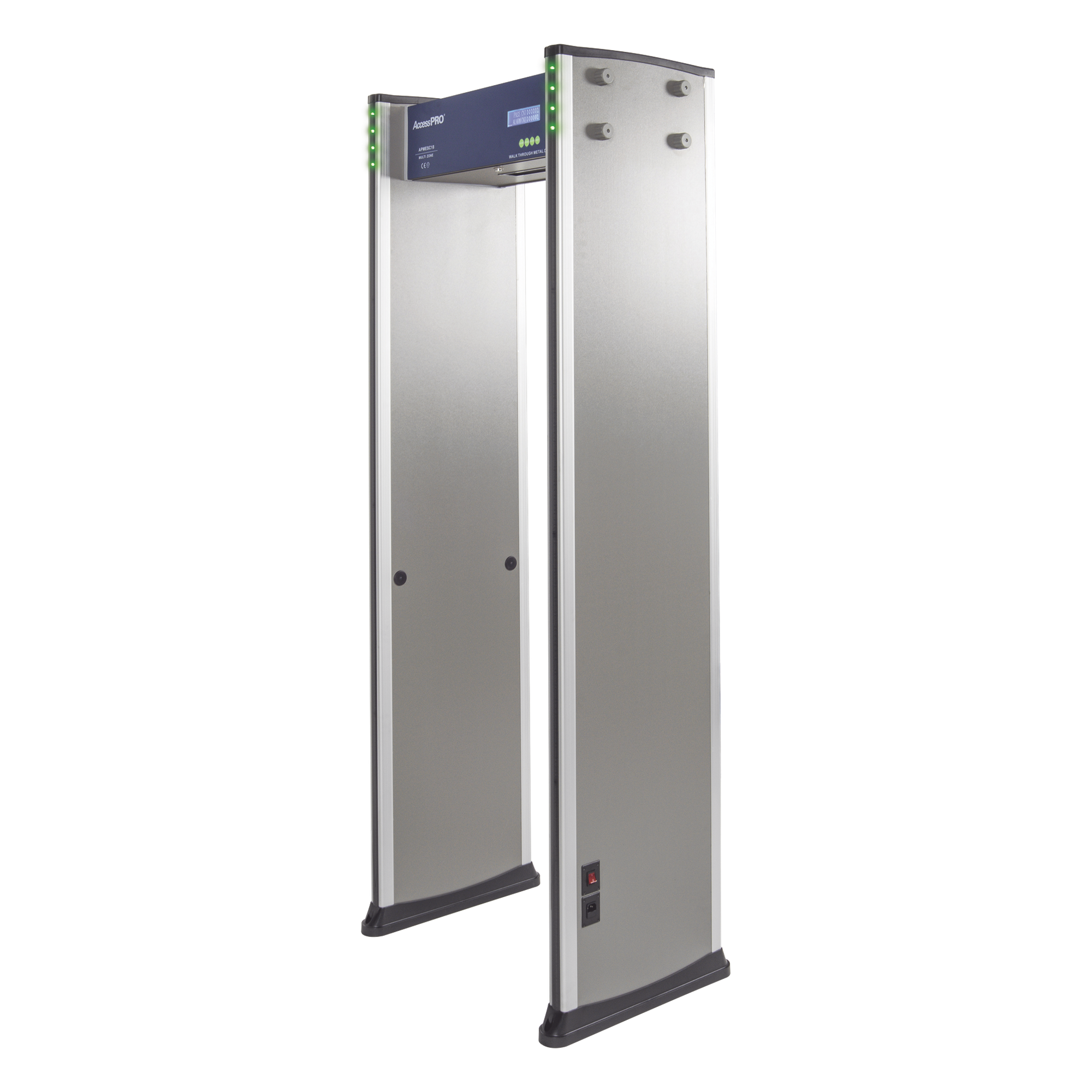 Detector de Metales de 18 zonas/ Uso en Interior/Programación con Control Remoto / Contador de Personas