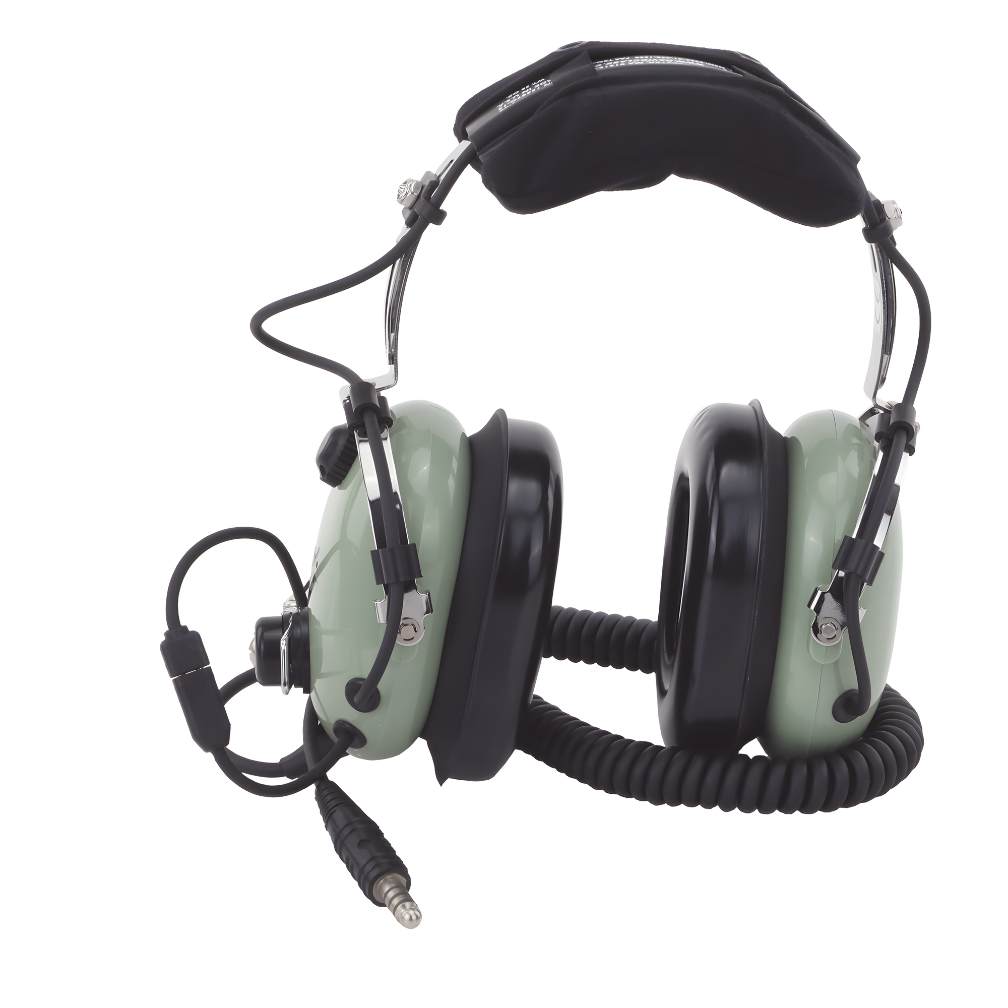 Auriculares de Aviación / Cancelación Activa de Ruido / Reducción 24 dB / Cable Espiral 1.5 m (4.9 ft) / Micrófono M-7A / Certificación FAA TSO