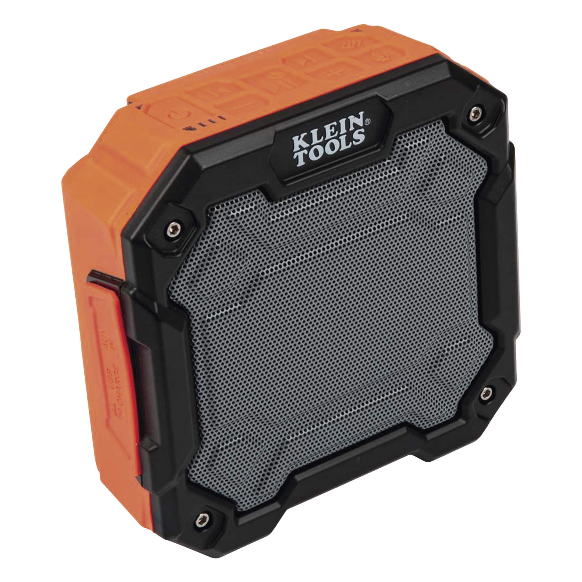 Bocina Bluetooth / Alcance 30 m (98.4 ft) / Autonomía 20 h / IP54 / Resistente a Caídas 2 m (6.6 ft) / Conexión en Cadena — KLEIN TOOLS · SKU AEPJS3