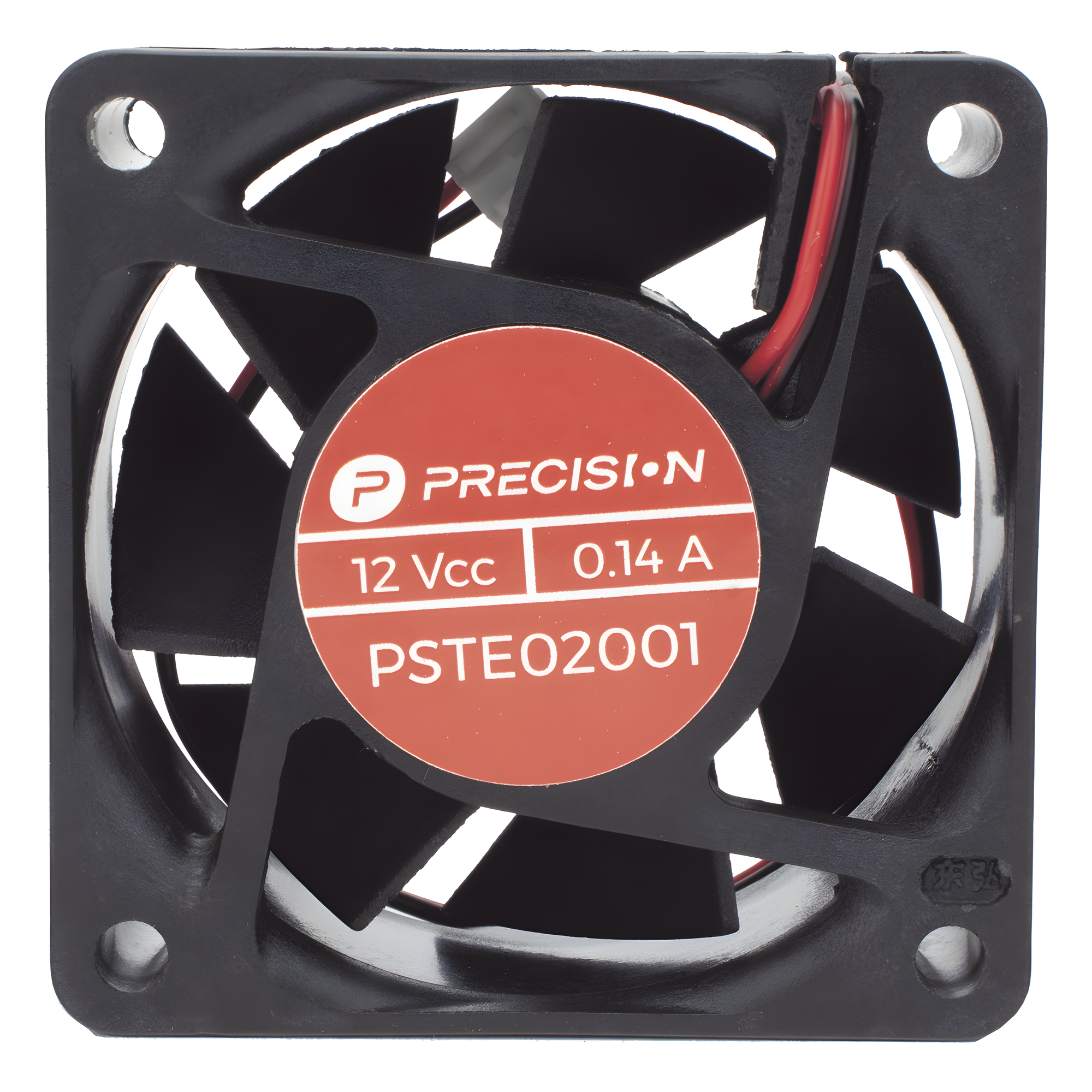 Ventilador Axial Anticondensante / 12 Vcc / 60x60x25 mm / 25.0 CFM / 4500 RPM / 1.6 W