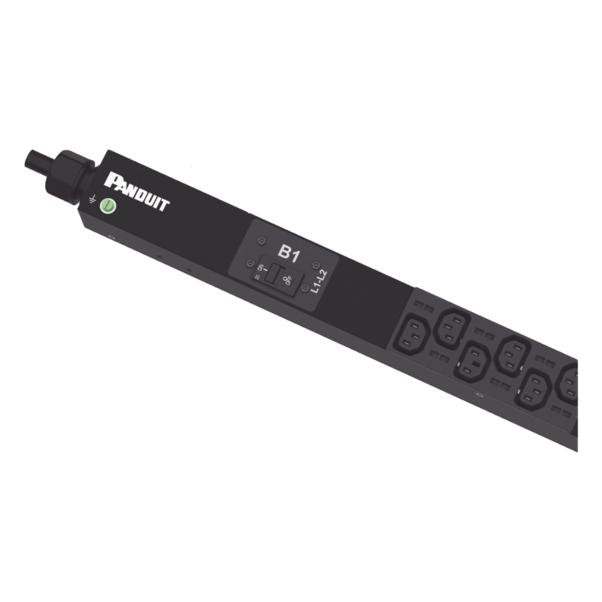 PDU Básico para Rack / 24 Salidas / 20 x IEC C13 + 4 x IEC C19 / Entrada NEMA L6-30P / 208 Vca / 30 A / Cable 3 m (9.8 ft) / Montaje 0U/1U/2U