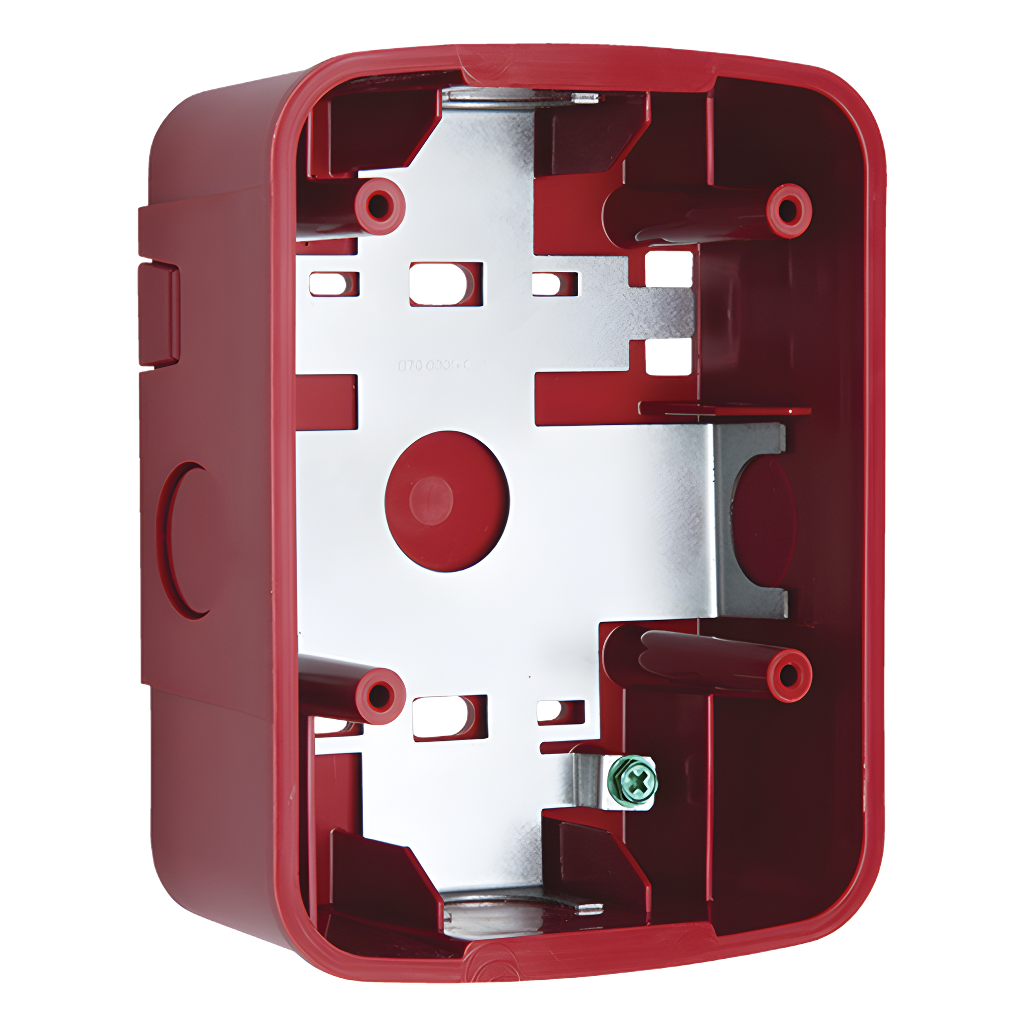 Caja de Montaje en Pared y Techo / Para Bocina y Bocina con Estrobo / Color Rojo / Compatible Serie L — SYSTEM SENSOR · SKU SBB-SPR-L