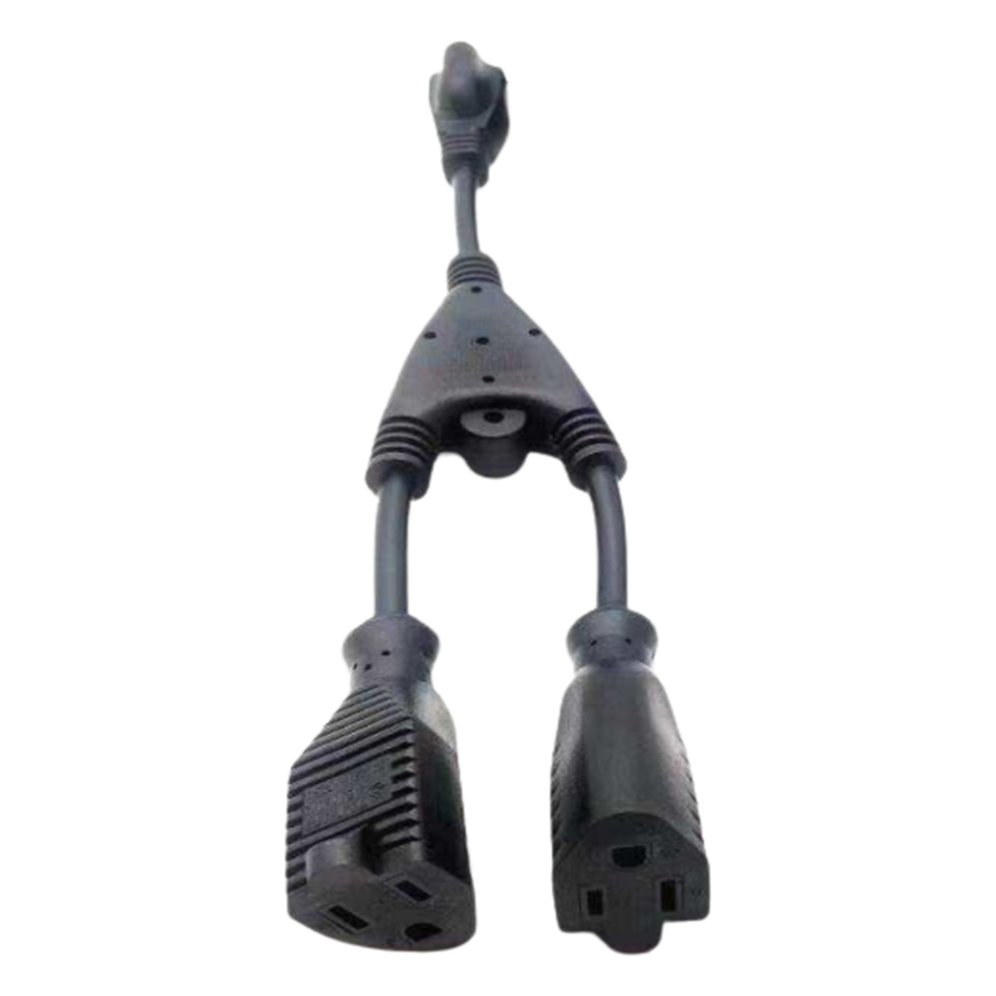 Cable de Derivación VCA / 1 Entrada Macho a 2 Salidas Hembra / 120 VCA / 18 AWG 3 Conductores / NEMA 5-15P / SJT 400 mm — EPCOM POWERLINE · SKU DIY-VCA