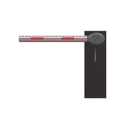Barrera Vehicular DERECHA / Brazo Iluminado Rojo/Verde de 4 mts Incluido  / 3 Seg para Apertura / Cierre Automático con Tiempo Configurable / 5,000,000 MCBF / Compatible con Cualquier Control de Acceso