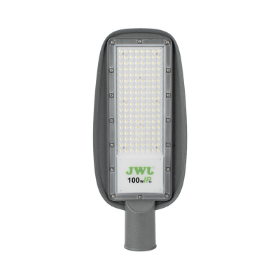 Luminaria LED  de 100 W / 100 - 265 V CA~50/60 Hz / Fotocelda  / Color Blanco/ Dimensiones 200 x 465 x 78 mm / Ángulo de Luz 135°.