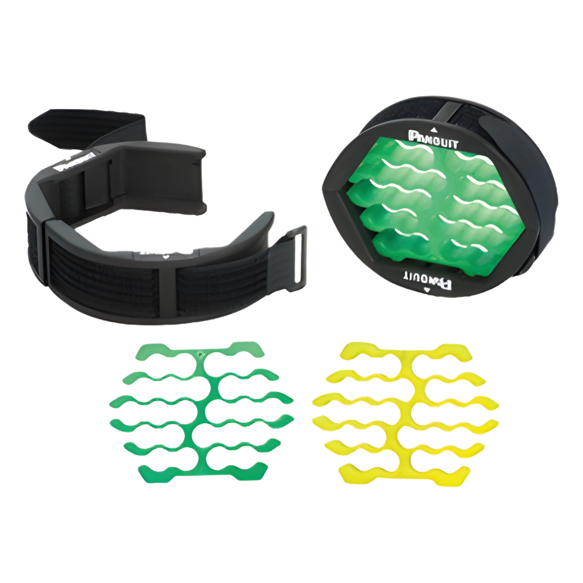 Herramienta de Organización de Cables / Cubierta Gancho y Bucle / 2 Organizadores / 4.6-7.9 mm / 0.18-0.31 in — PANDUIT · SKU CBOT24K