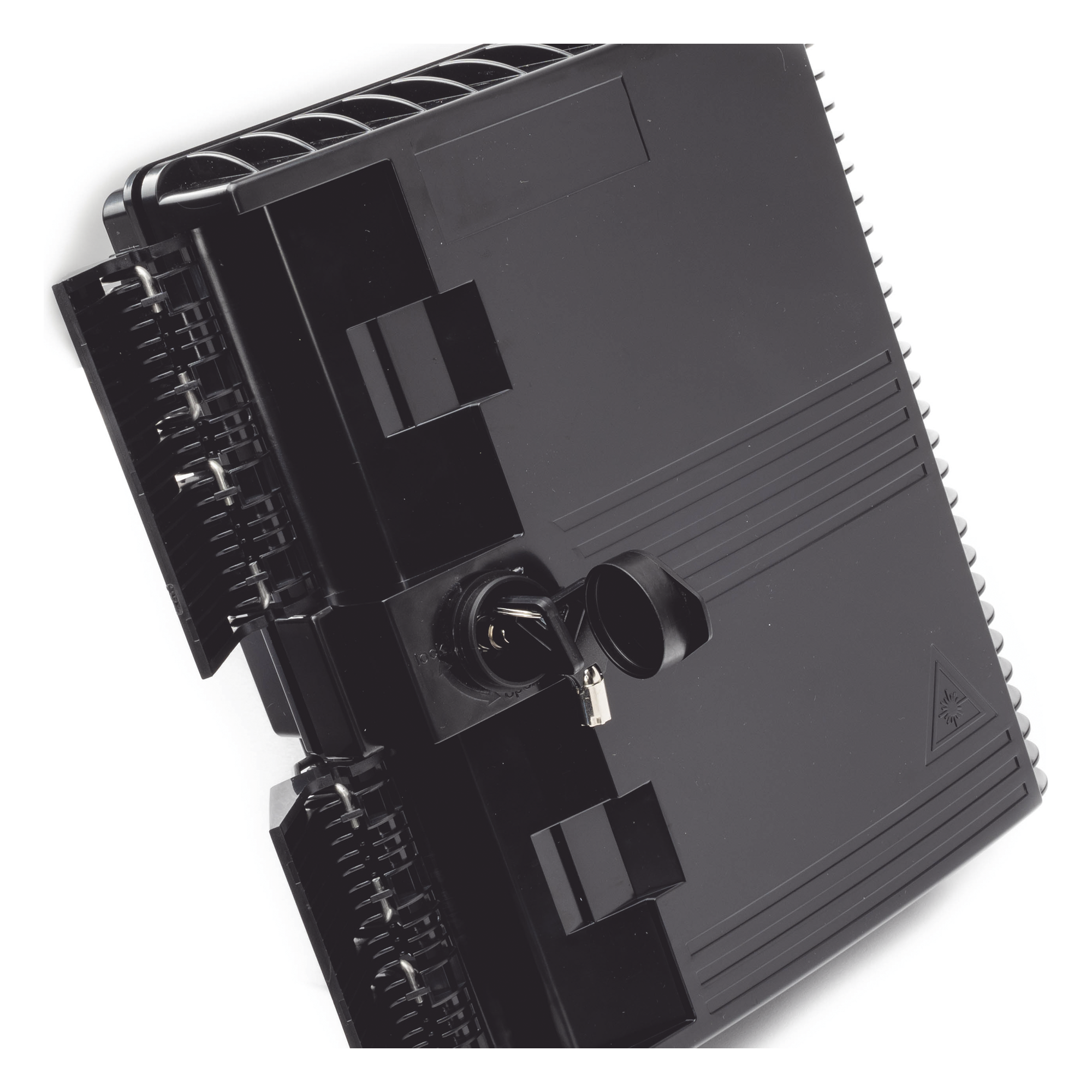 Cierre de Empalme FTTx / 24 Fusiones / Splitter 1x8 SC/APC / 16 Puertos Drop / IP65 / -40°C a +85°C