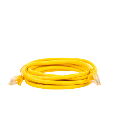Cable de Parcheo UTP Cat6 - 3.0 Metros (9.84 Pies) - Amarillo