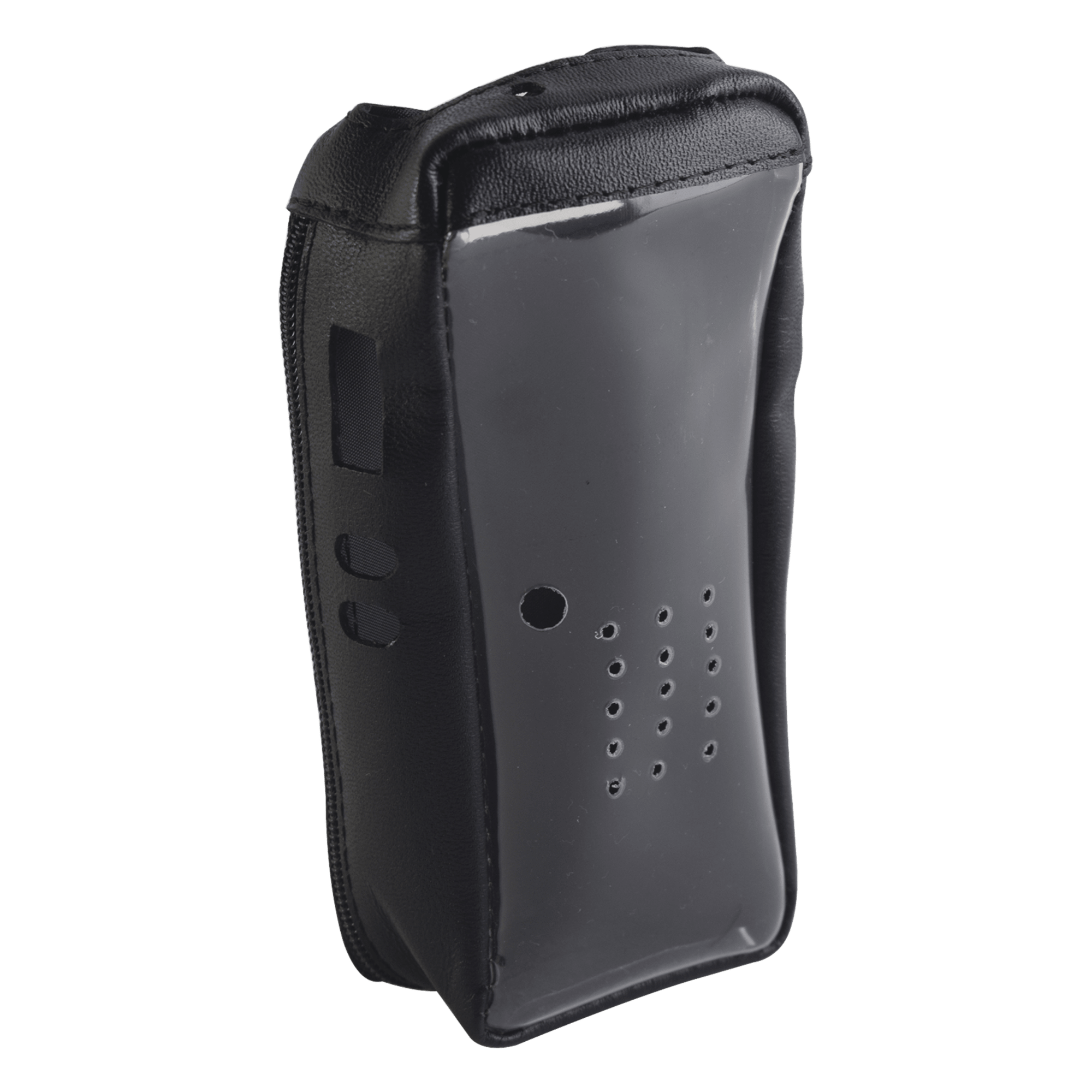 Funda de piel reforzada / Visor frontal transparente / 58 x 178 x 41.5 mm / Compatible NX-200/300/203/303 — SYSCOM · SKU FSMNX-200T