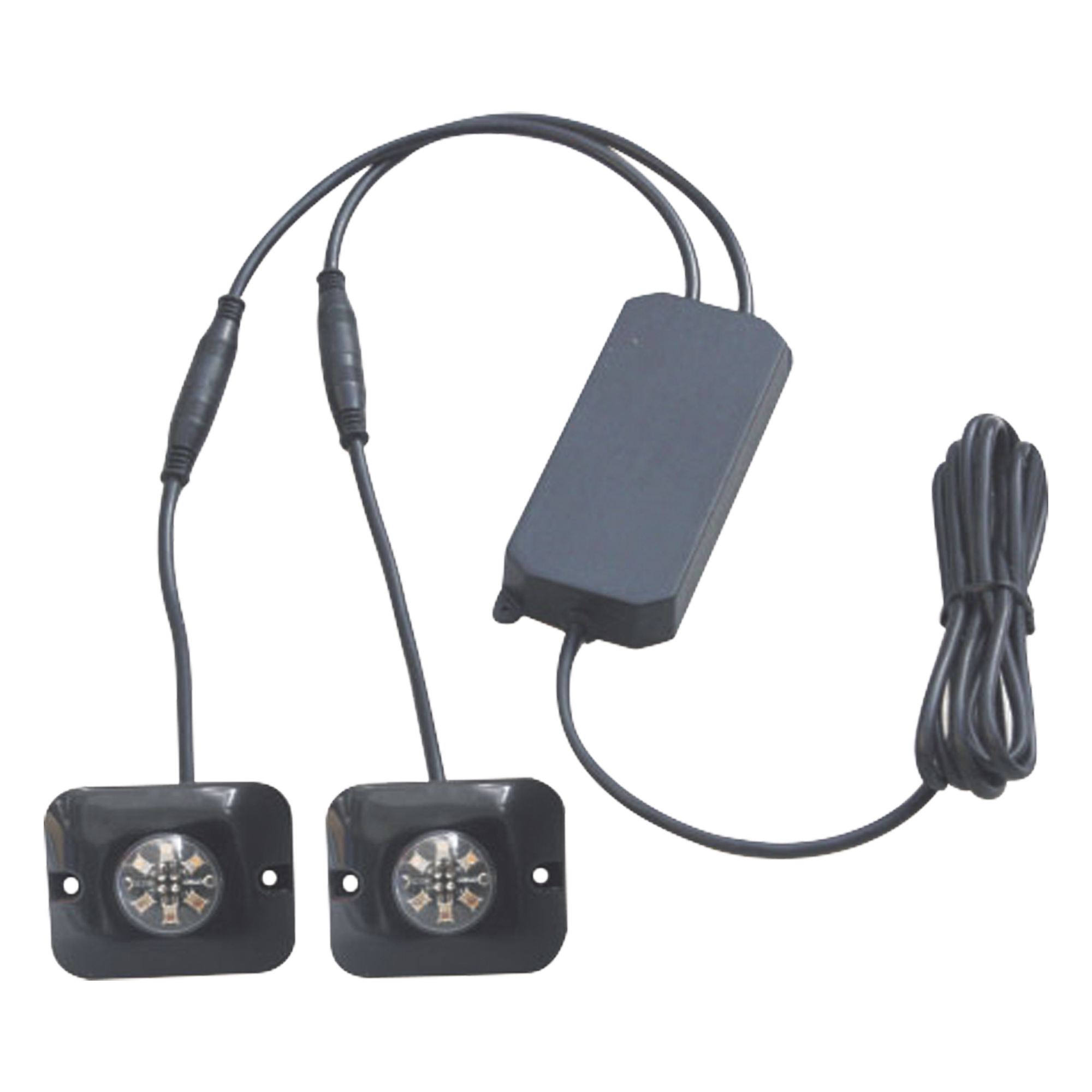 Lámparas LED de Emergencia / 6 LEDs / Dual Color Azul/Claro / 12 Patrones / 10-24 VCC / Montaje Permanente / 3.2 x 1.8 cm — EPCOM INDUSTRIAL SIGNALING · SKU X12BW
