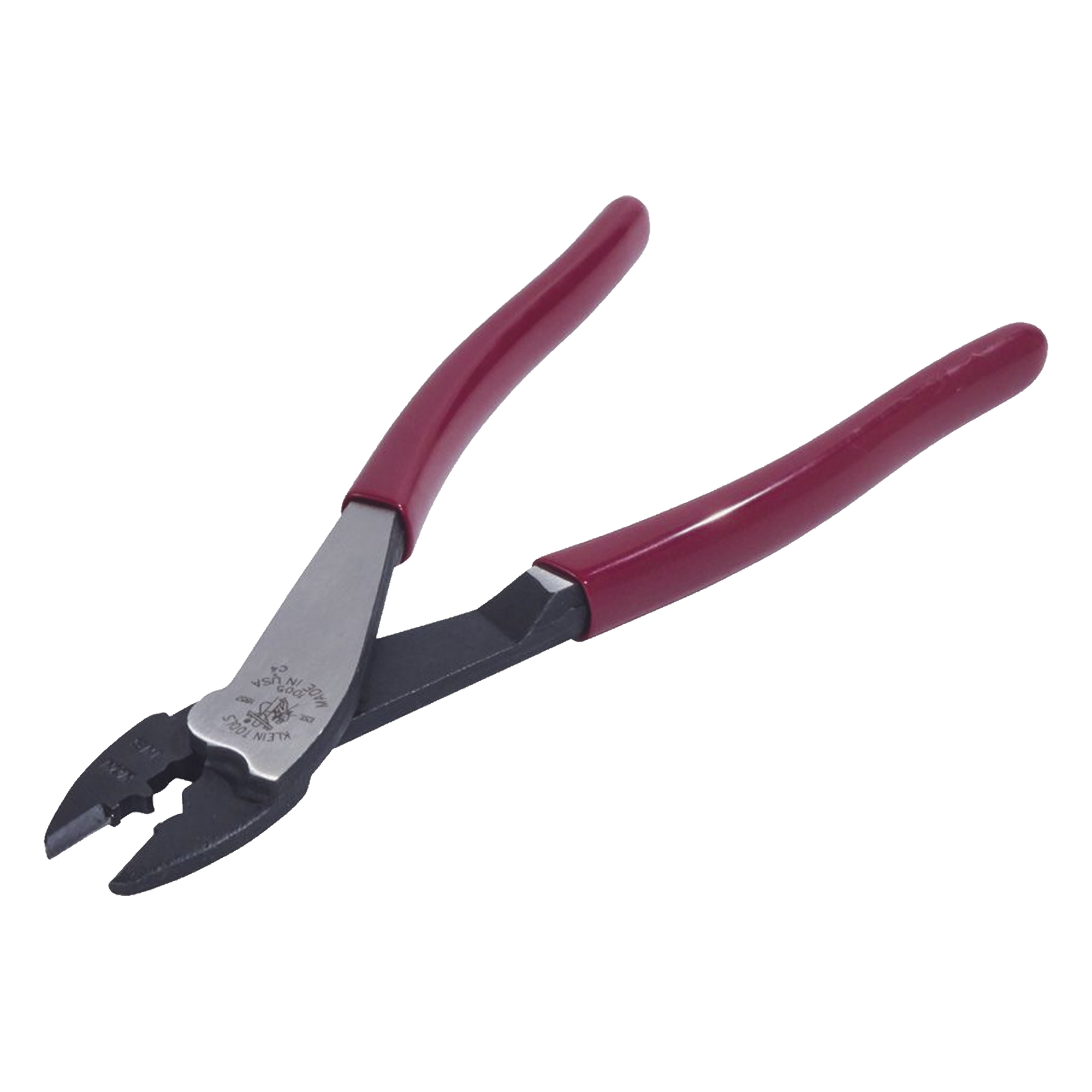 Pinza Ponchadora/Cortadora/Terminales 10-22 AWG/9.6'' (24.4 cm)/Mangos Rojos — KLEIN TOOLS · SKU 1005-SEN